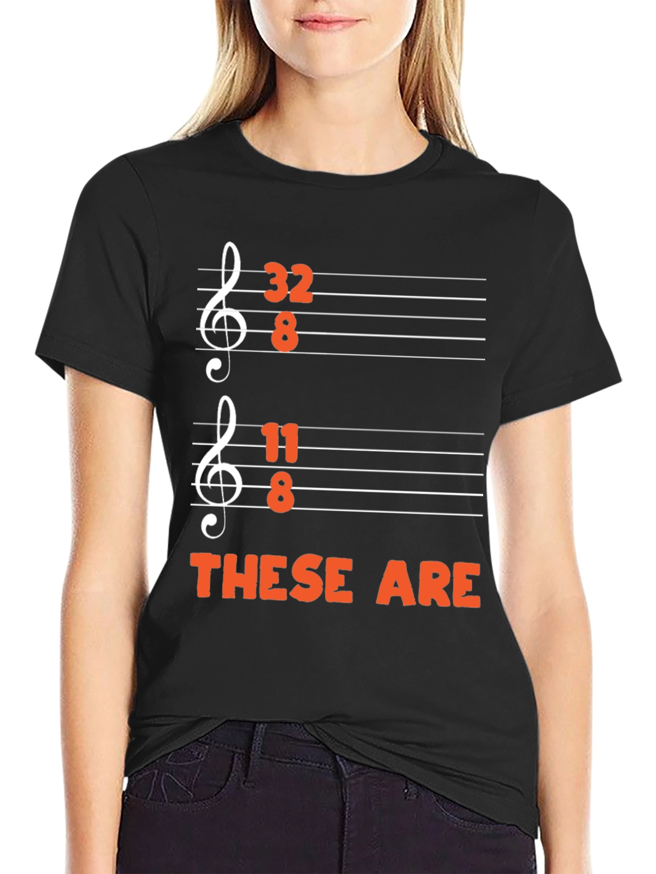 32 8 11 8 These Are Funny Music T-Shirt