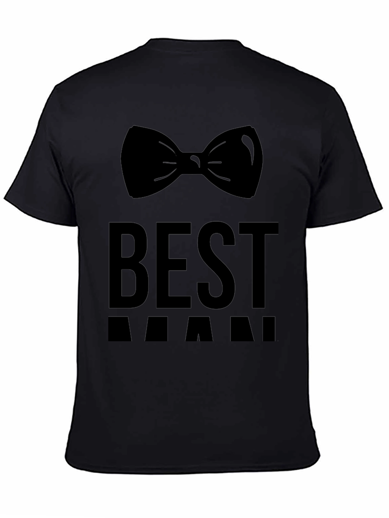 Best Man Bowtie T-Shirt - Groom Wedding Party