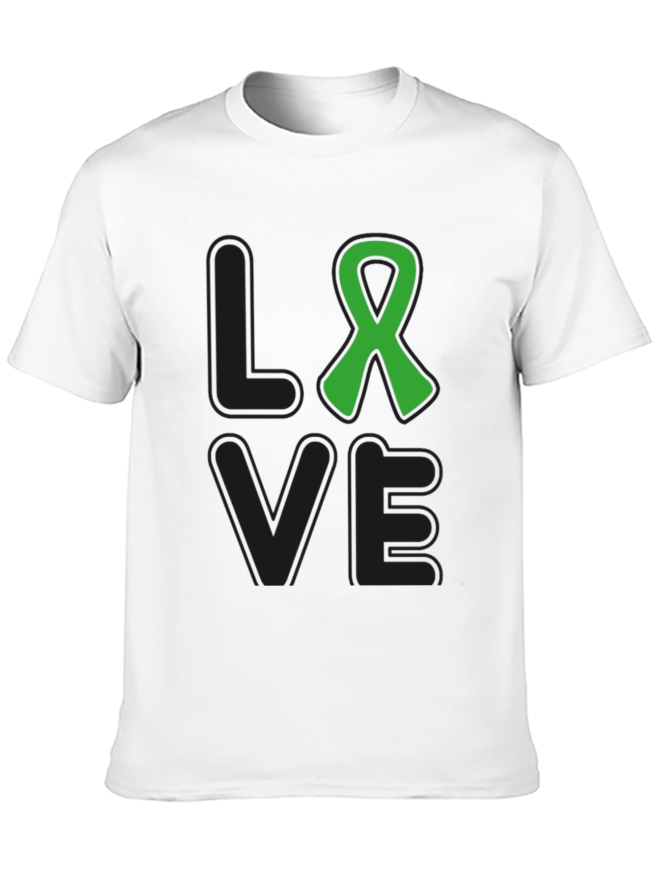 Love Ribbon Awareness Graphic T-Shirt
