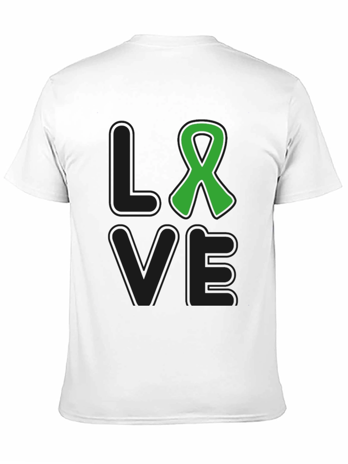 Love Ribbon Awareness Graphic T-Shirt