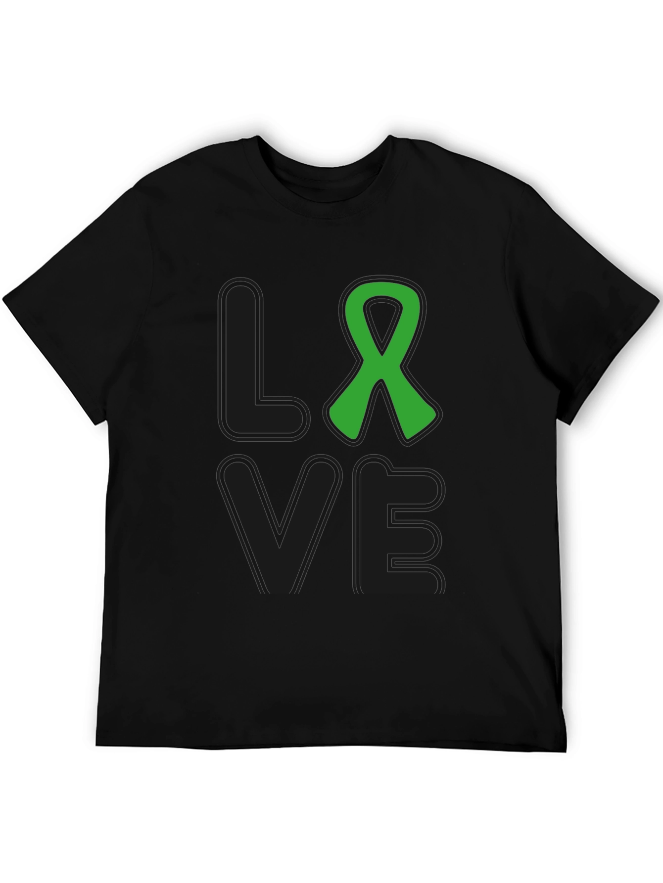 Love Ribbon Awareness Graphic T-Shirt