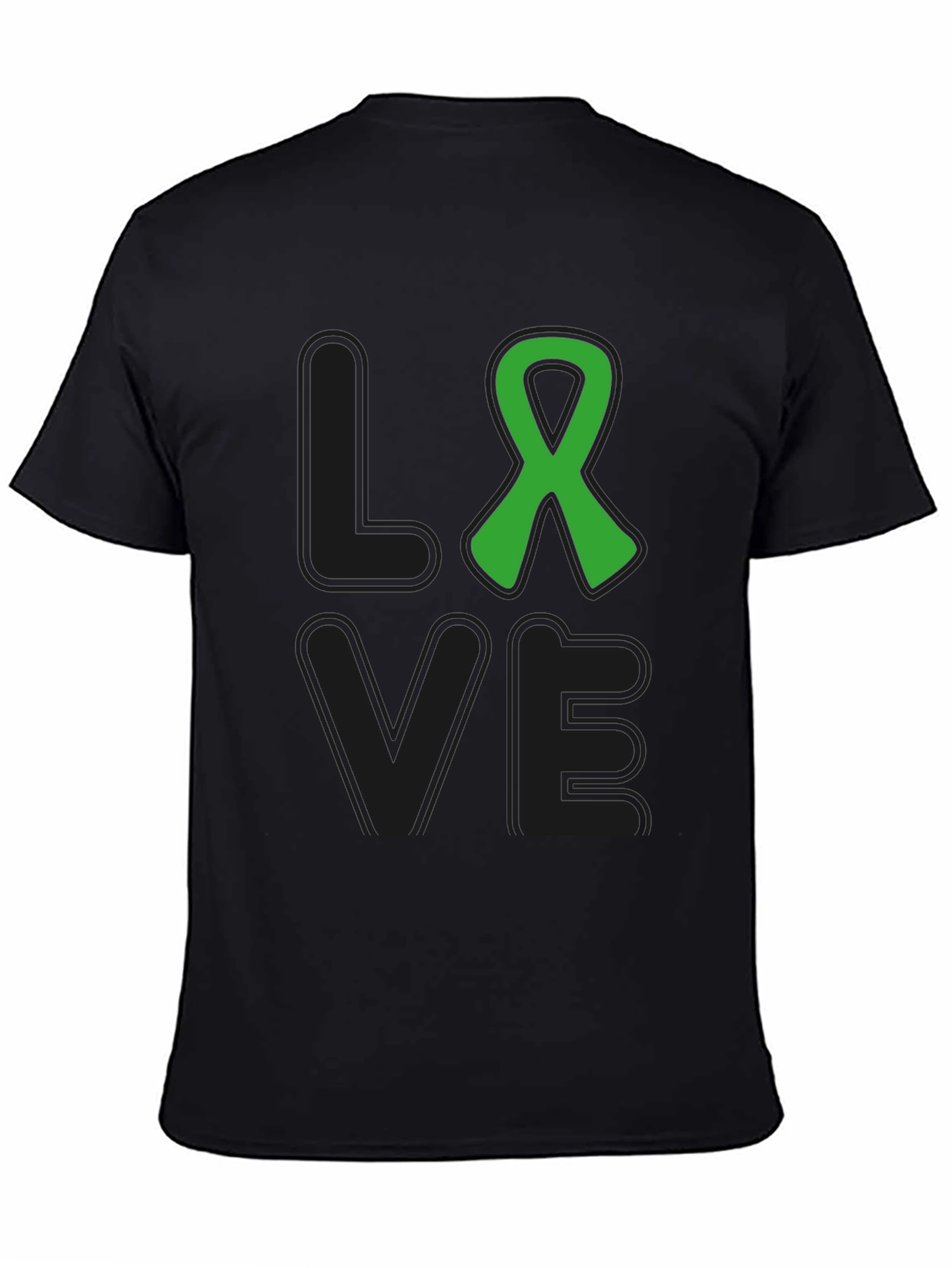 Love Ribbon Awareness Graphic T-Shirt