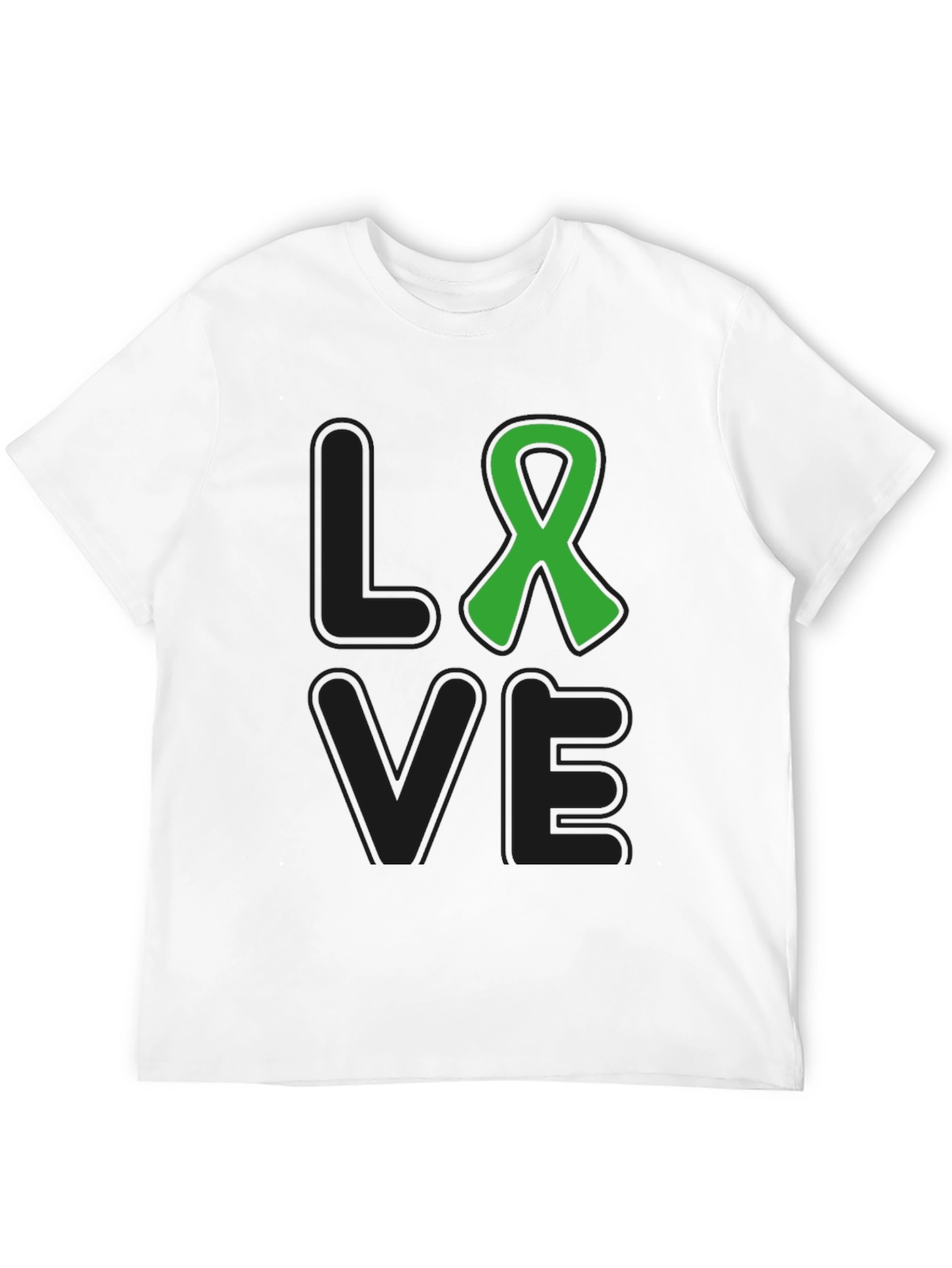 Love Ribbon Awareness Graphic T-Shirt