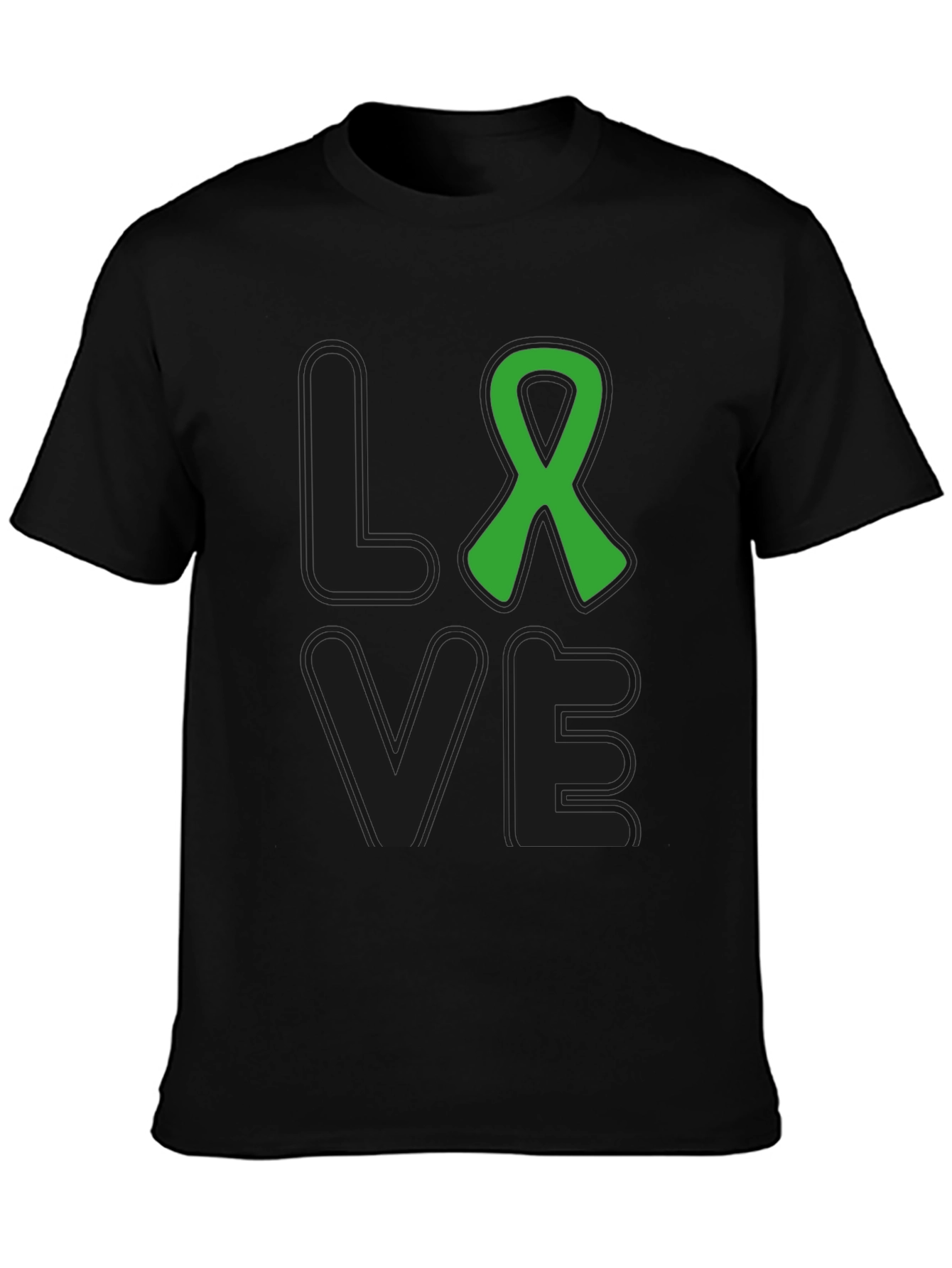 Love Ribbon Awareness Graphic T-Shirt