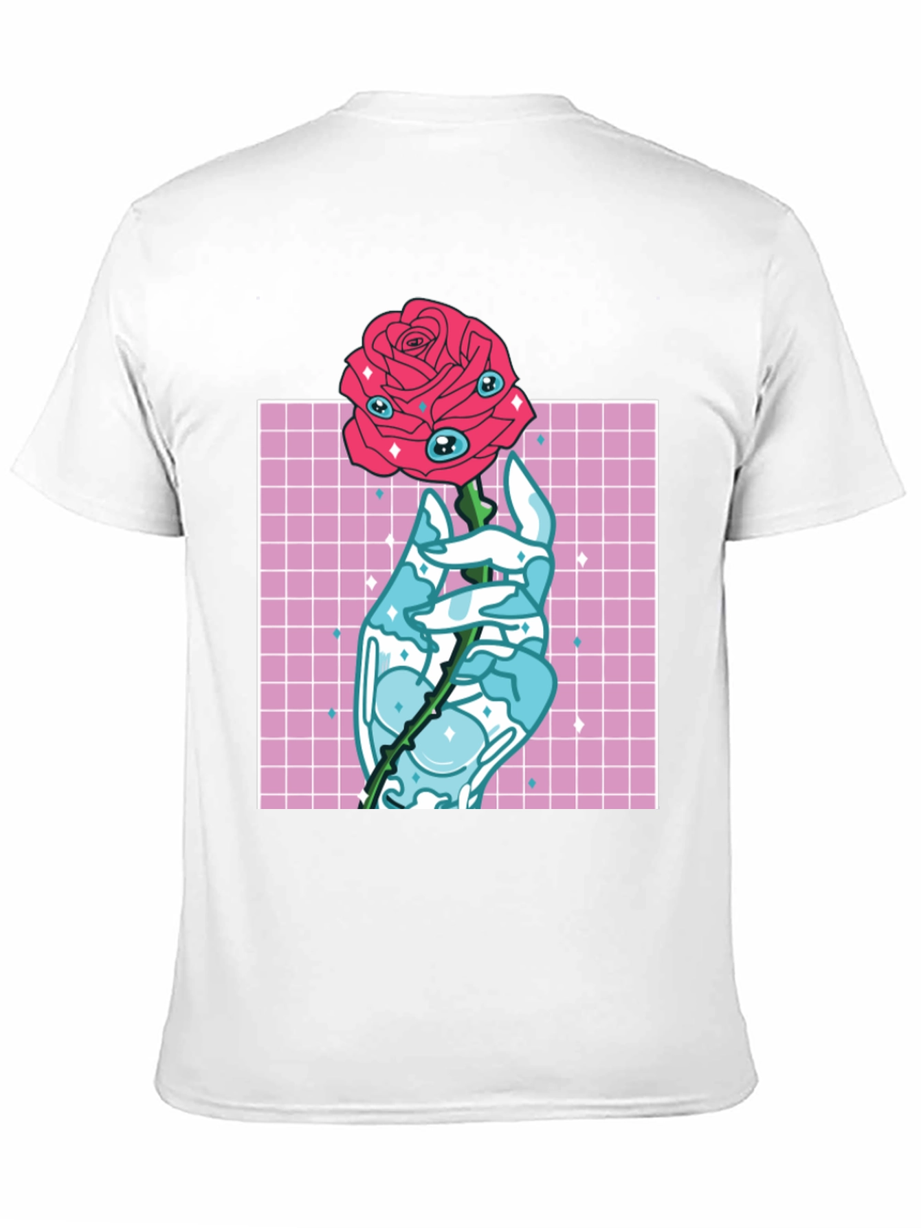 Mystic Rose Graphic Tee - Black