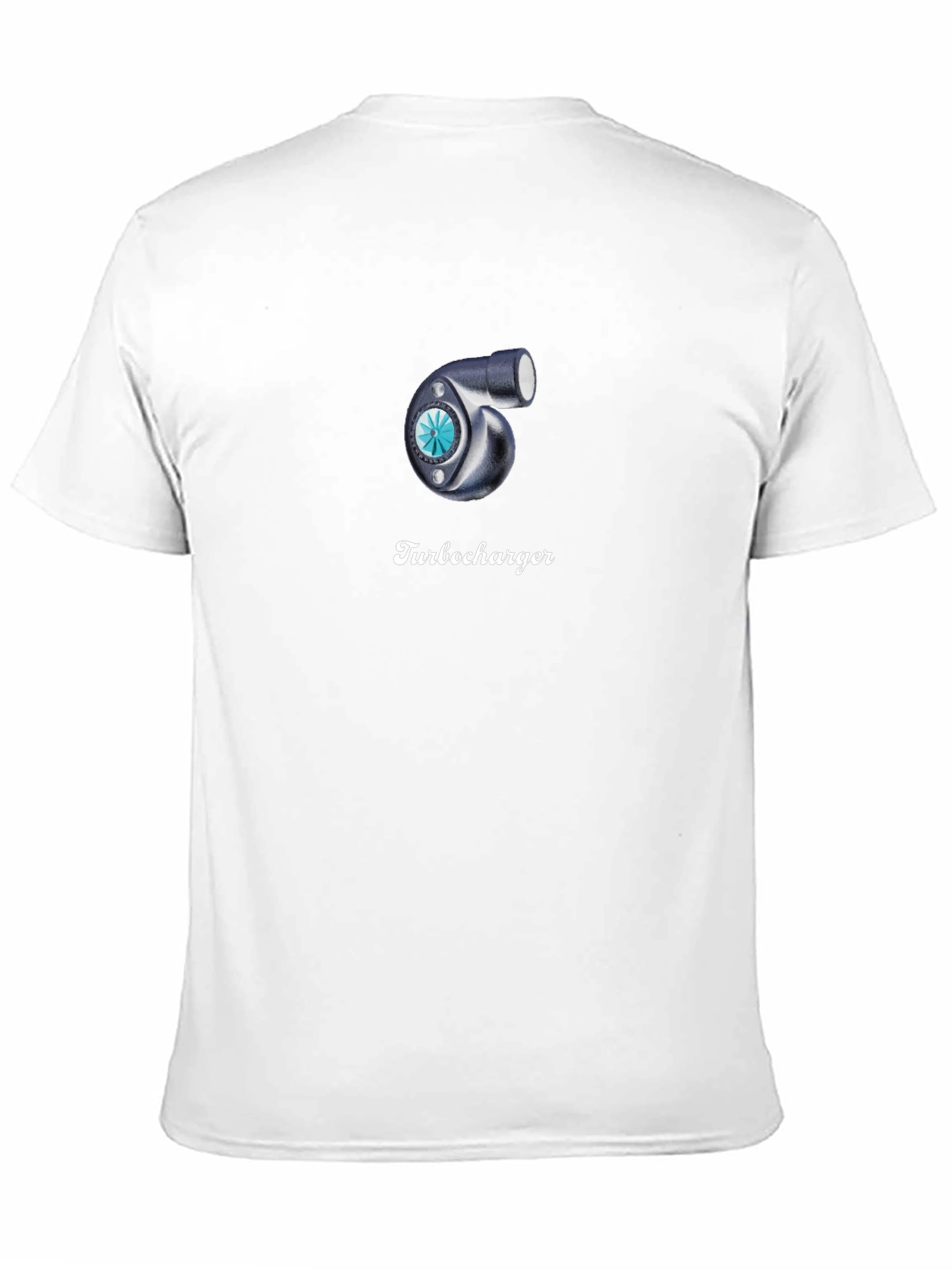 Turbocharger Graphic Tee - Black Cotton T-Shirt