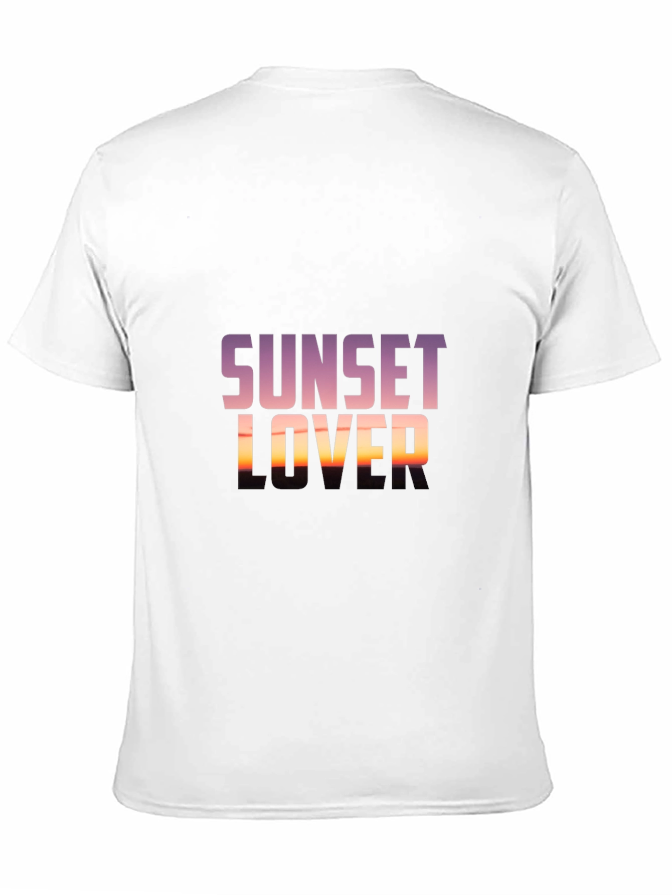 Sunset Lover Graphic Tee - Trendy Black T-Shirt