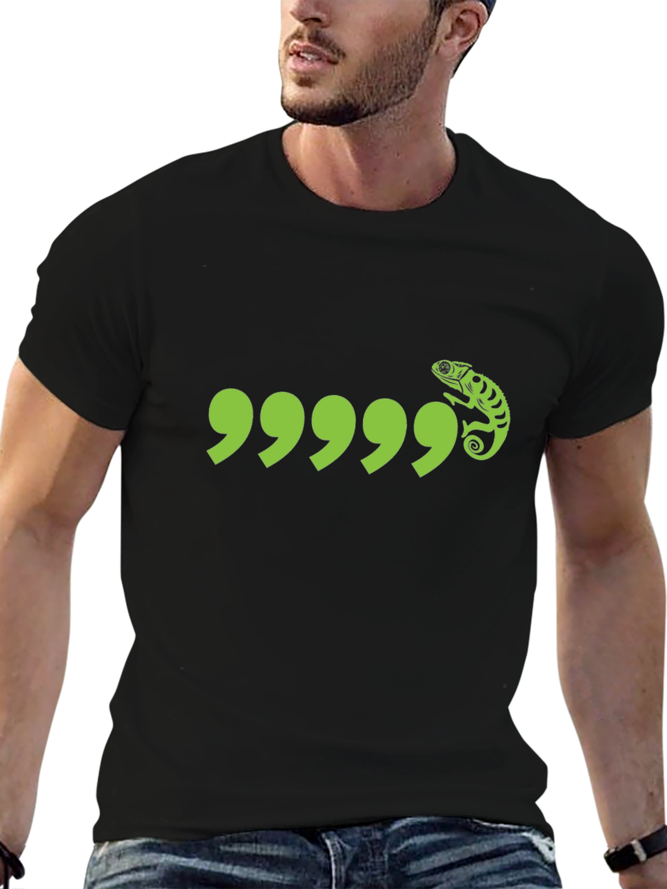 Quotation Chameleon Black T-Shirt