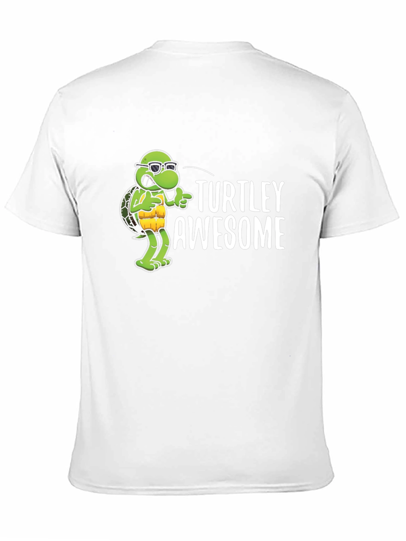 Turtley Awesome Black Graphic Tee