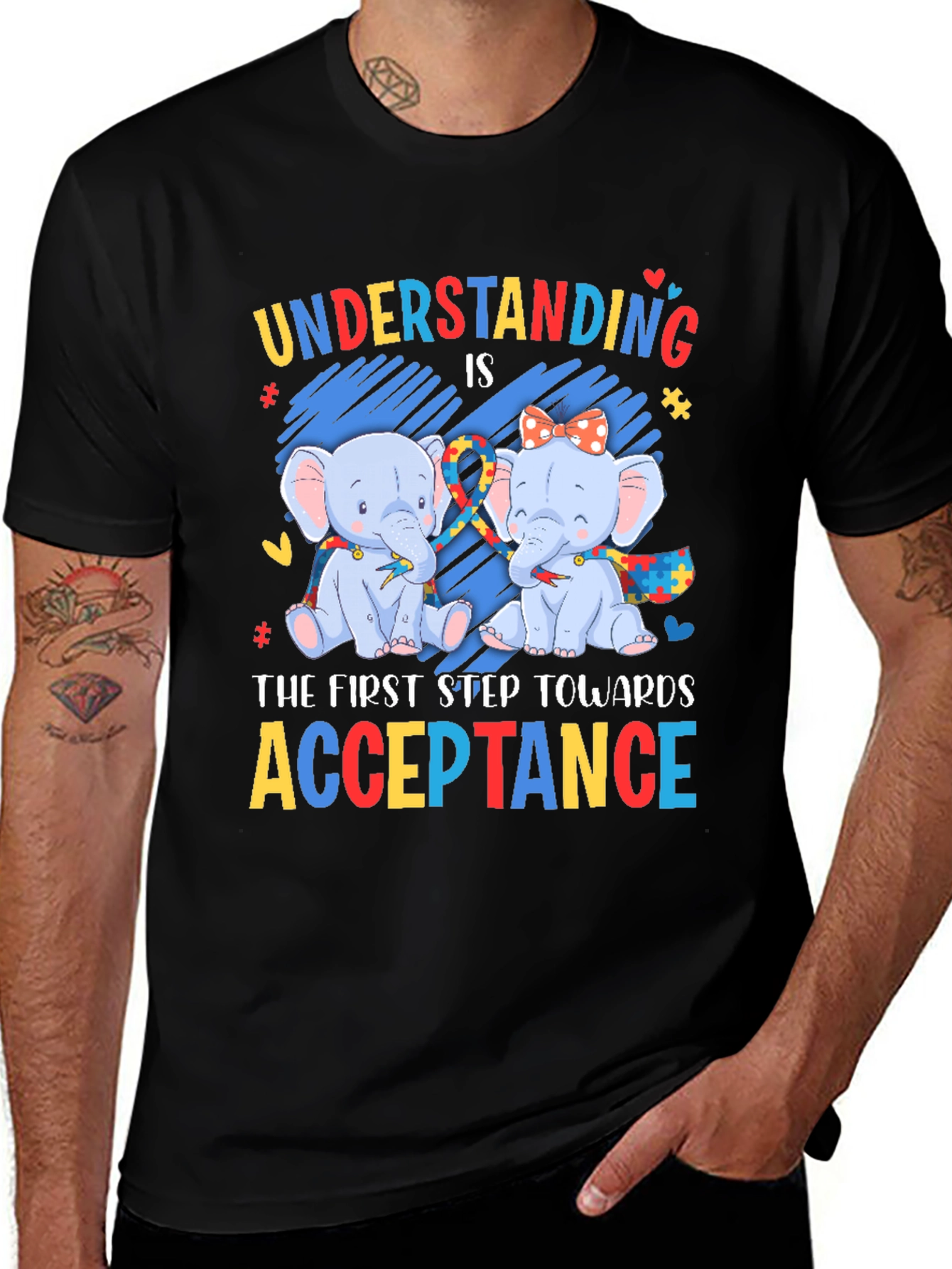 Autism Awareness Elephant T-Shirt