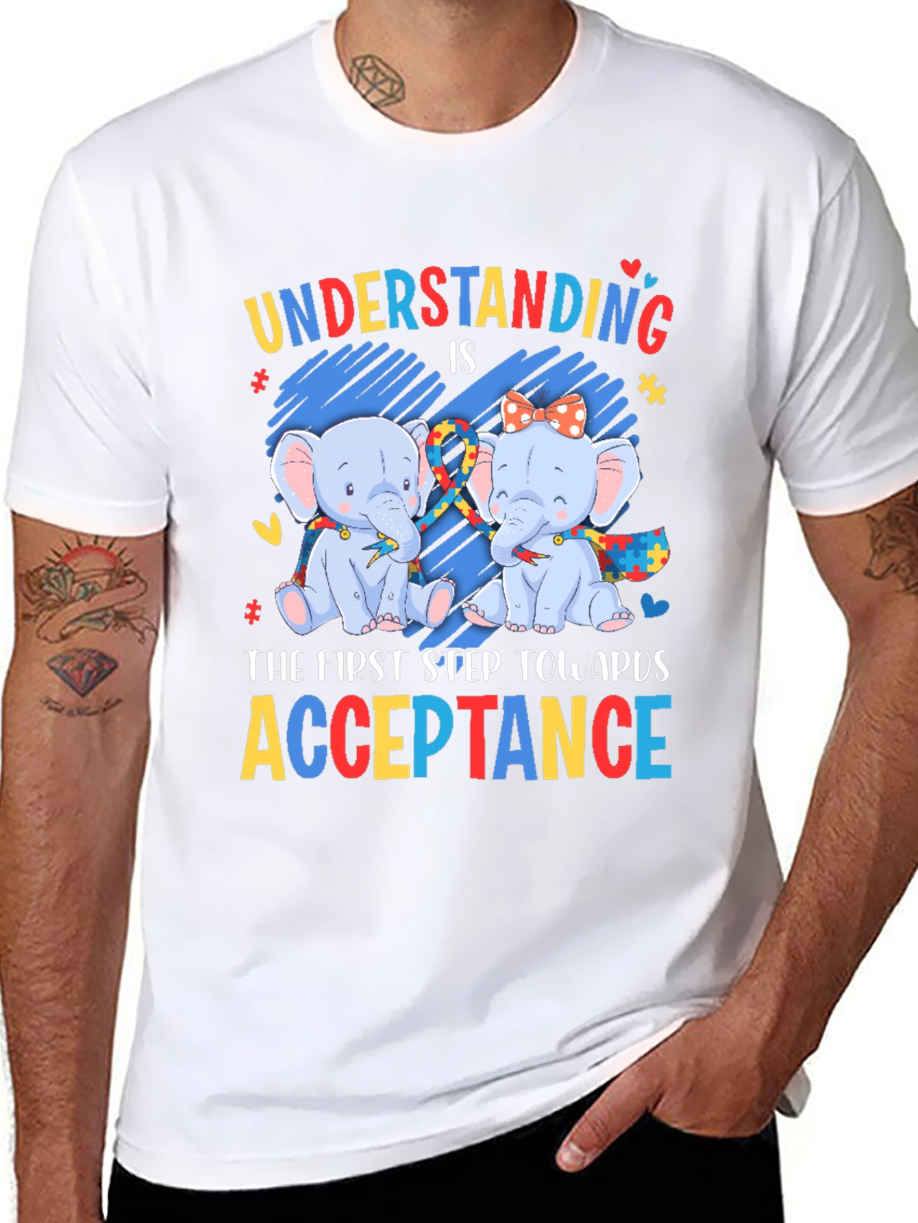Autism Awareness Elephant T-Shirt