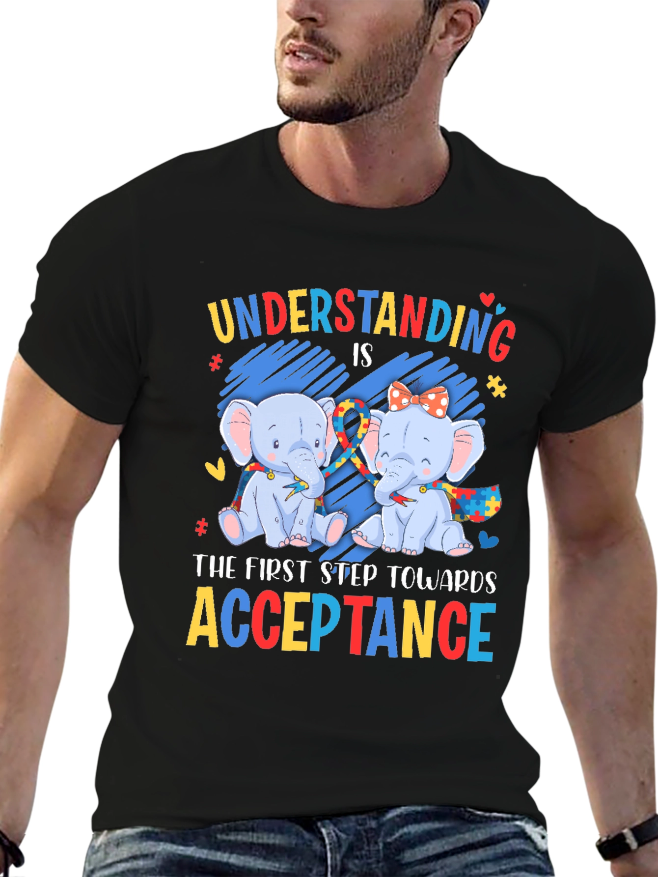 Autism Awareness Elephant T-Shirt