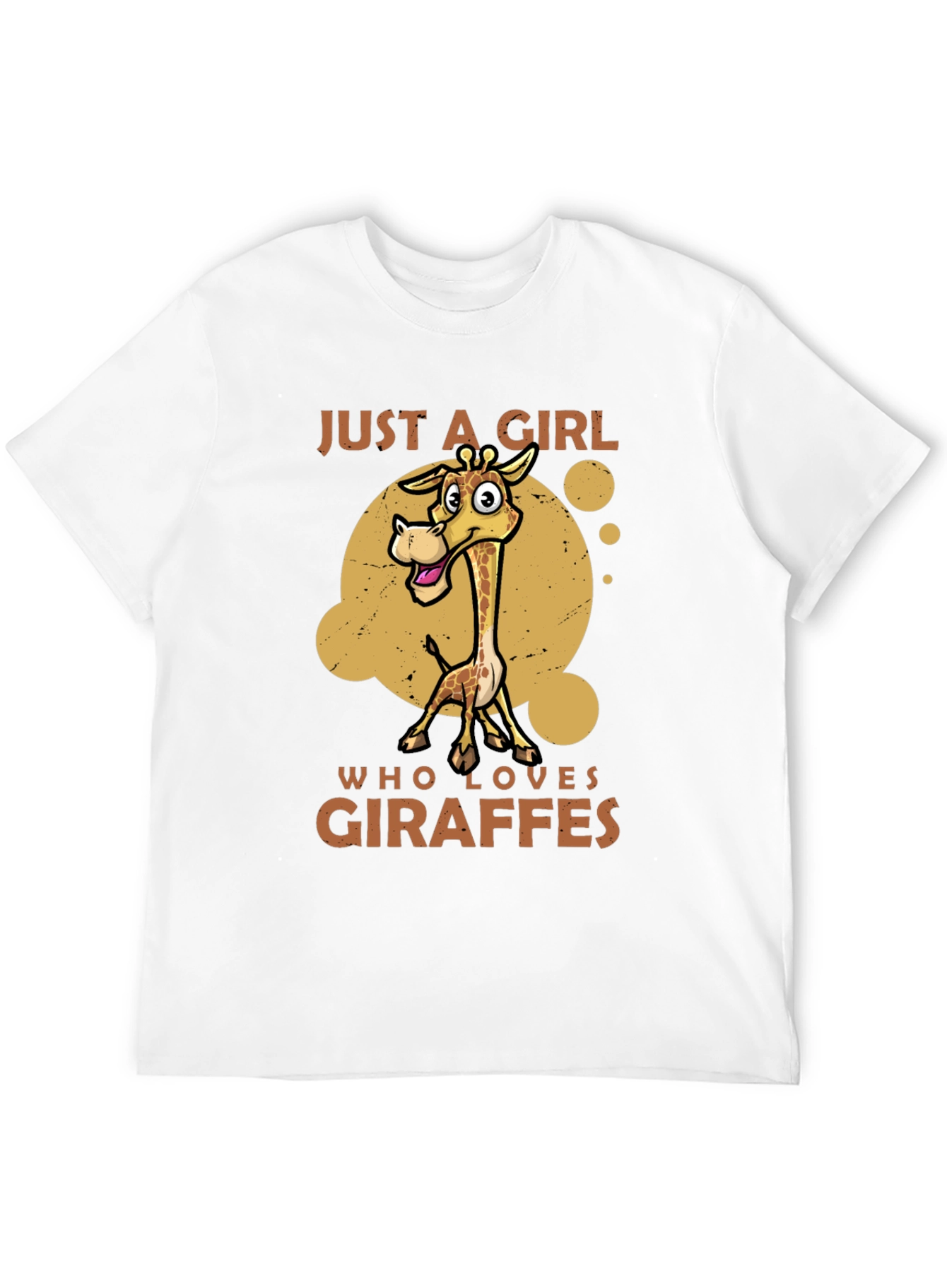 Giraffe Lover Black T-Shirt
