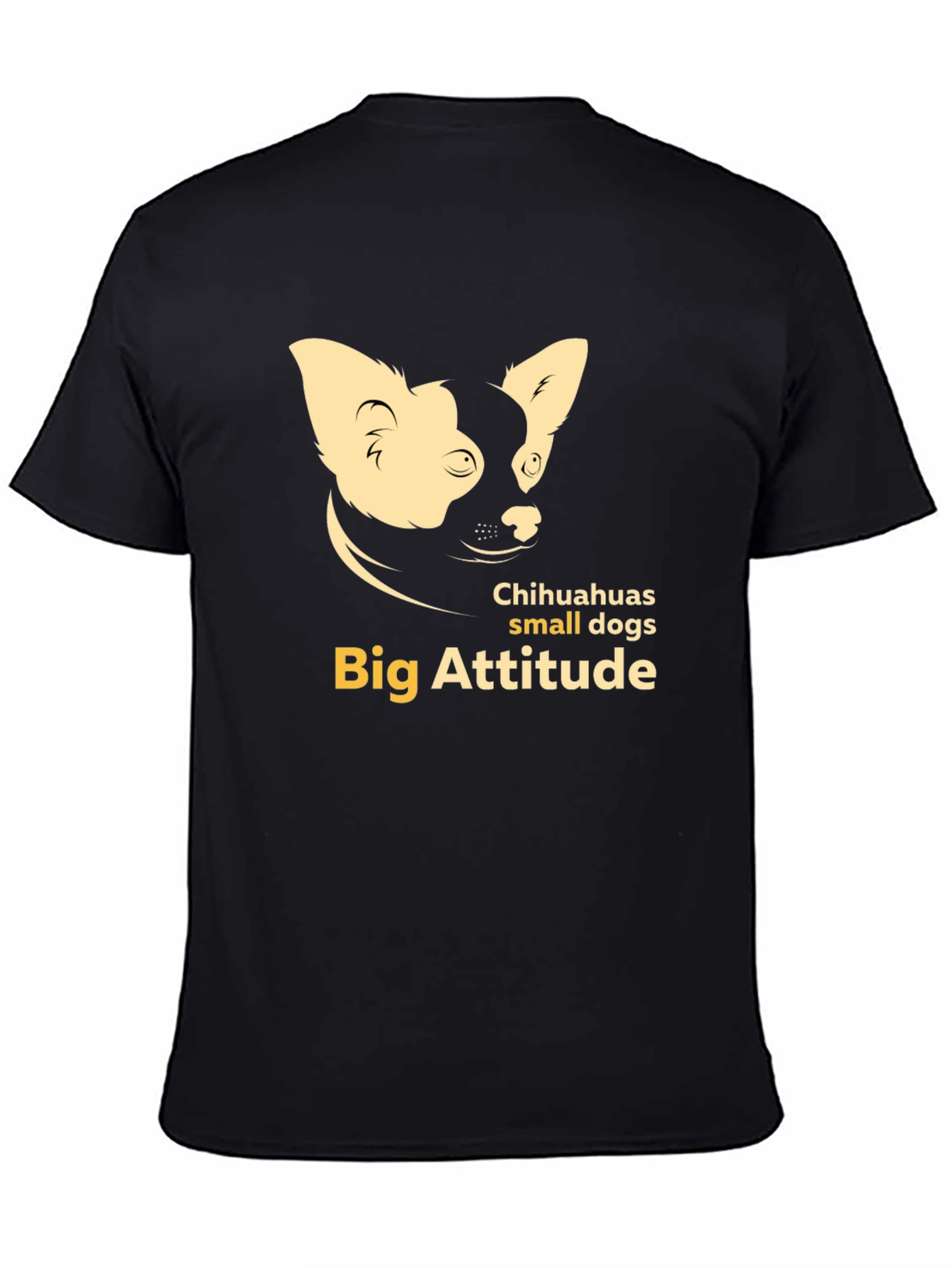 Chihuahua Big Attitude Graphic Tee