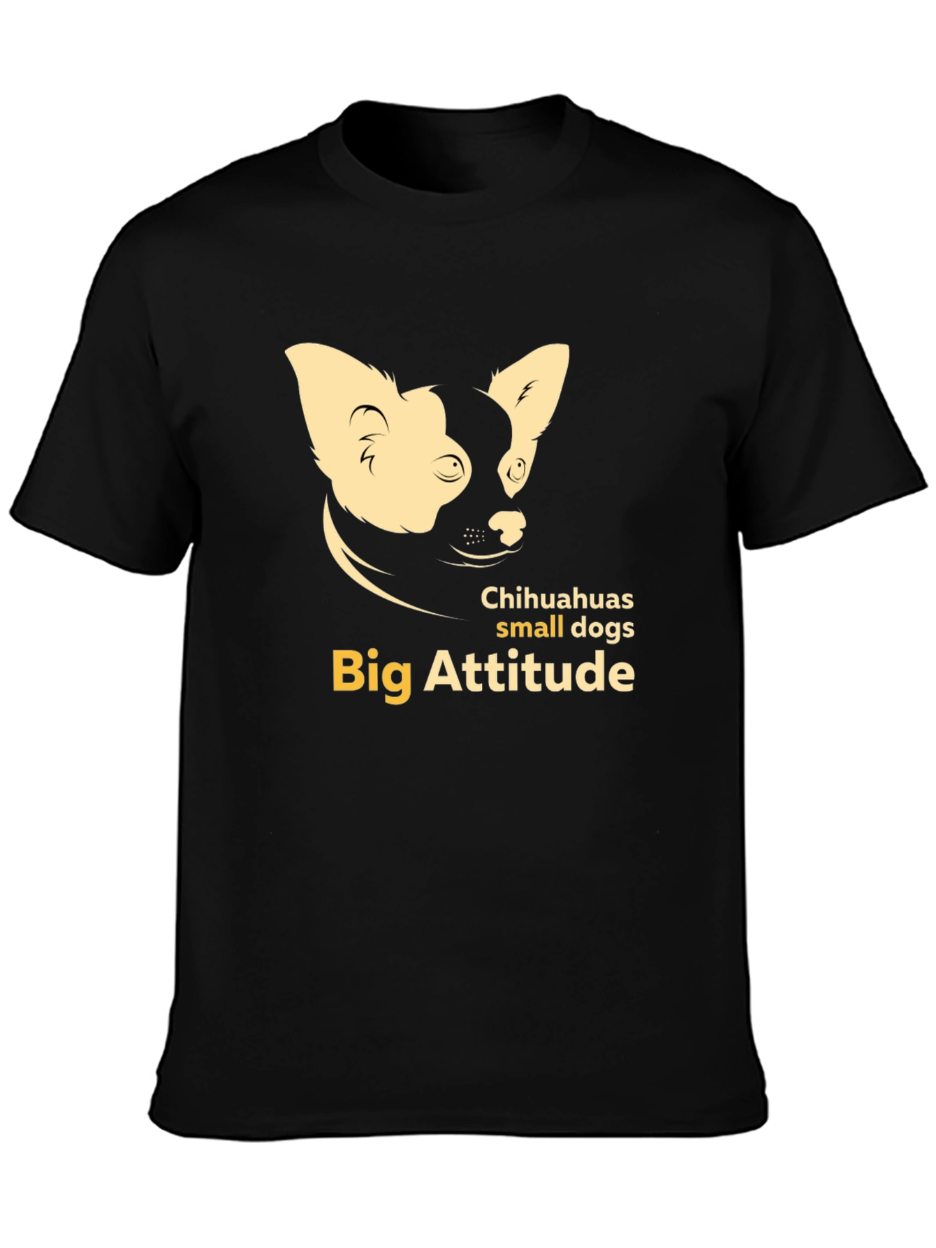 Chihuahua Big Attitude Graphic Tee