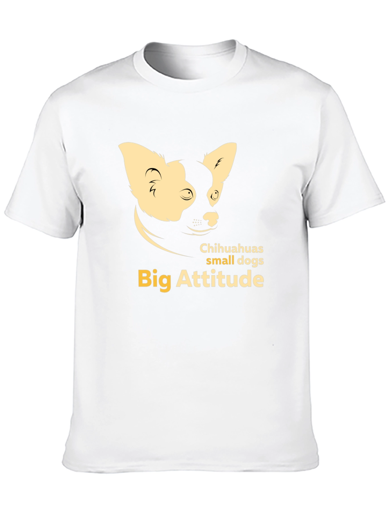 Chihuahua Big Attitude Graphic Tee