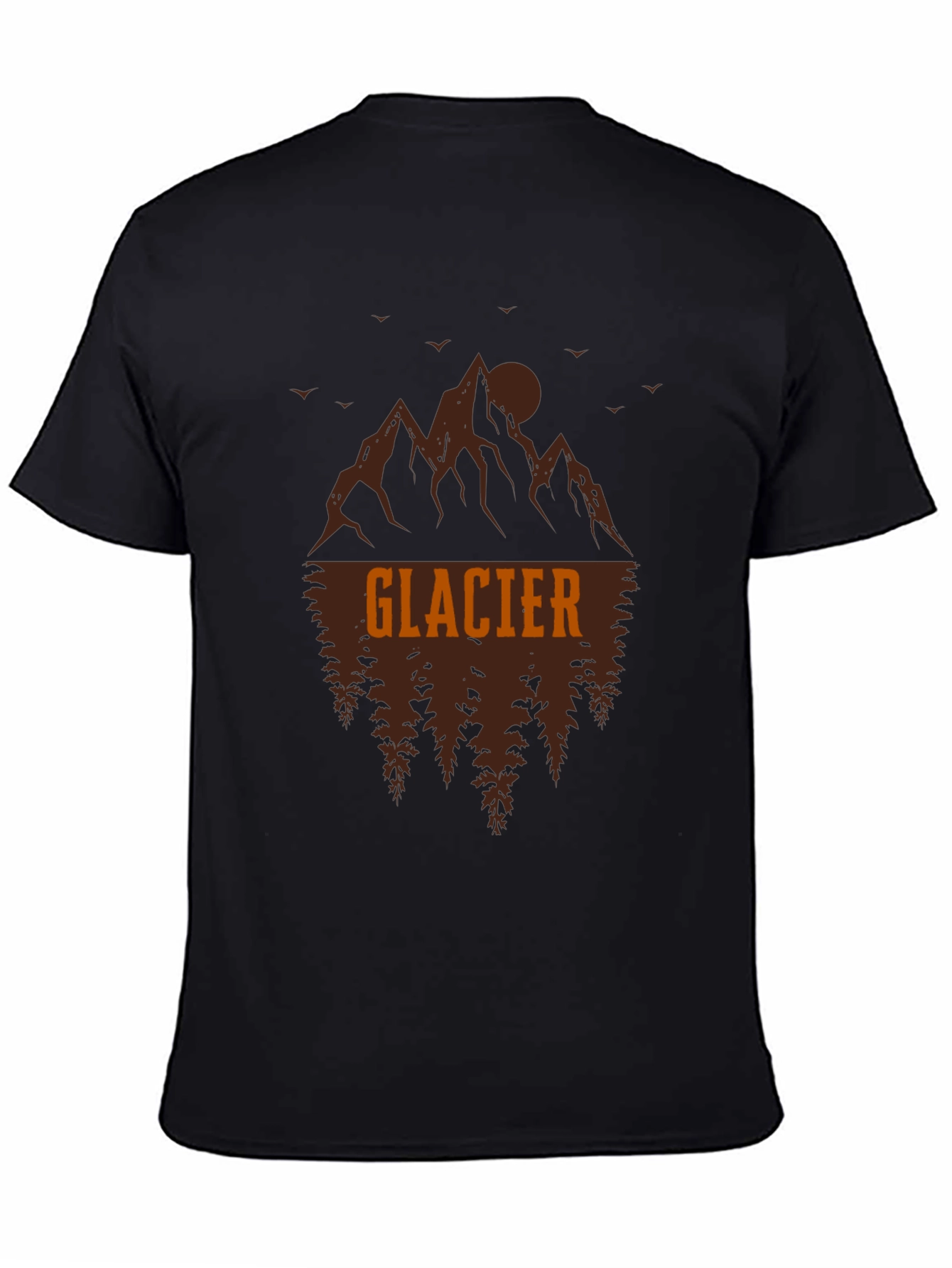 Glacier Graphic Tee - Mountain & Forest Design