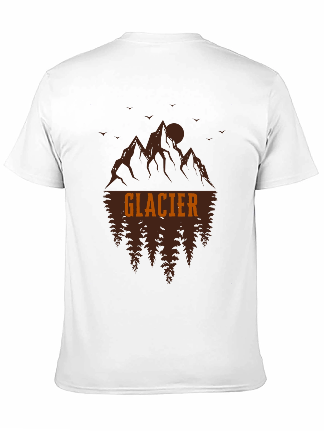 Glacier Graphic Tee - Mountain & Forest Design