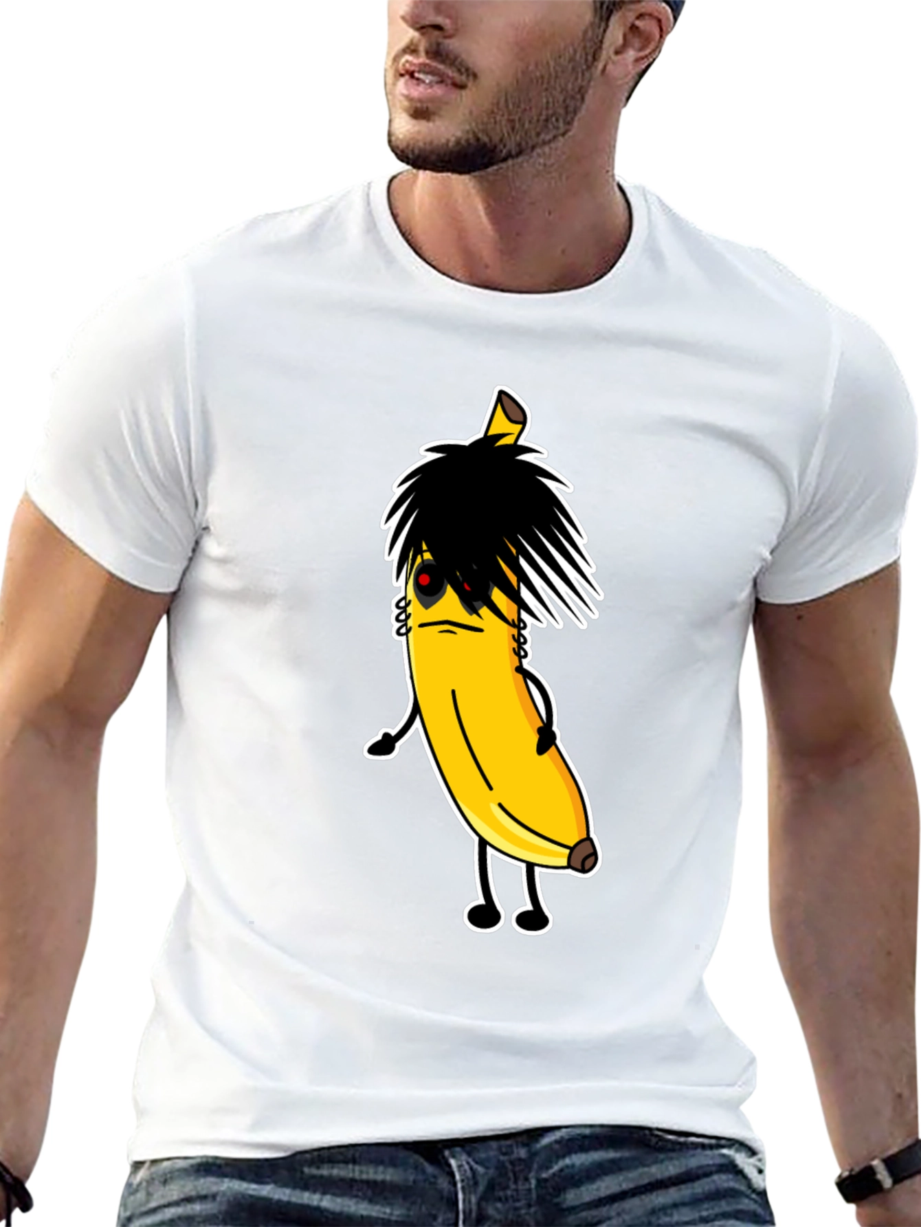 Emo Banana T-Shirt - Unique Graphic Tee