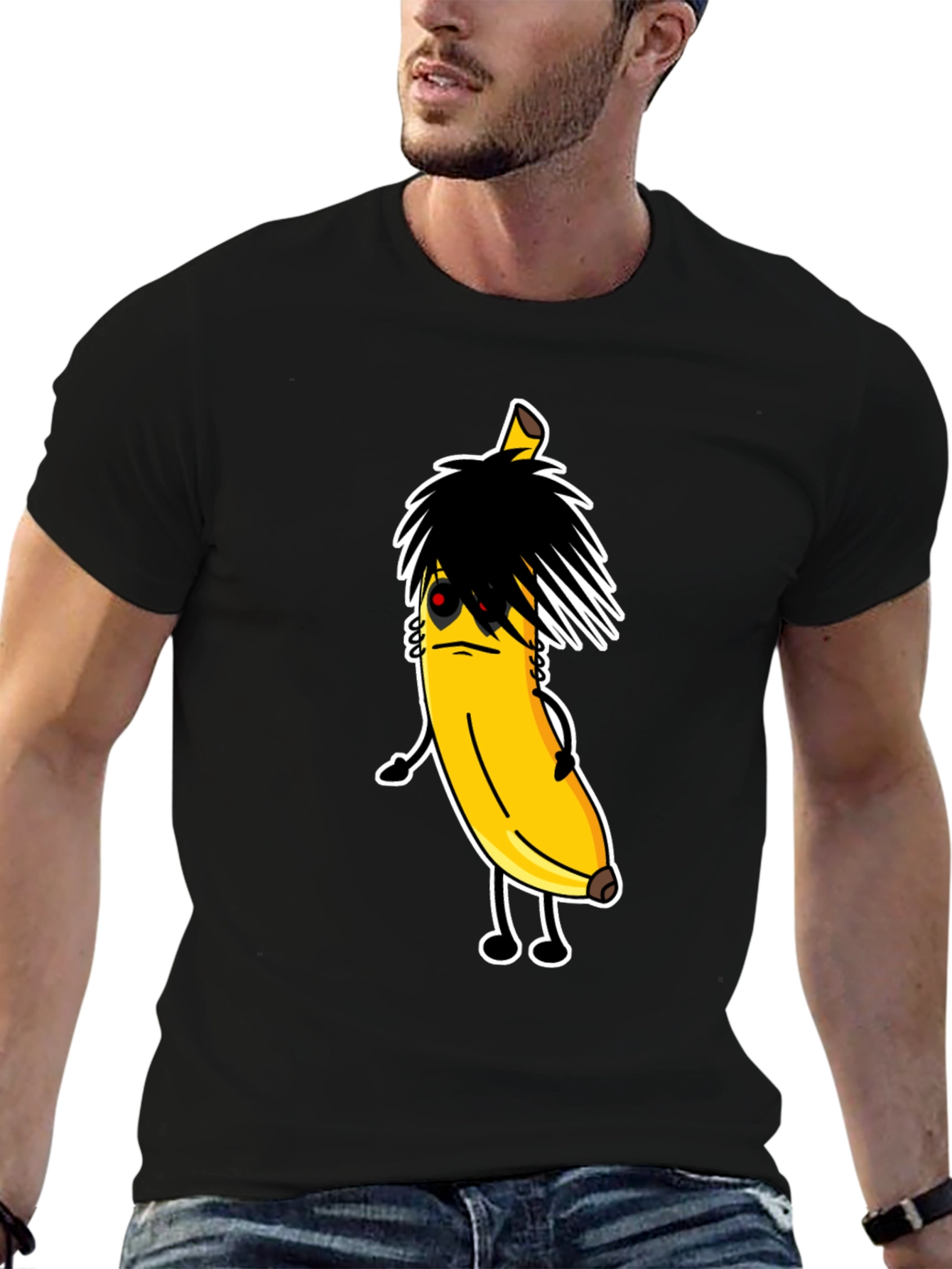 Emo Banana T-Shirt - Unique Graphic Tee