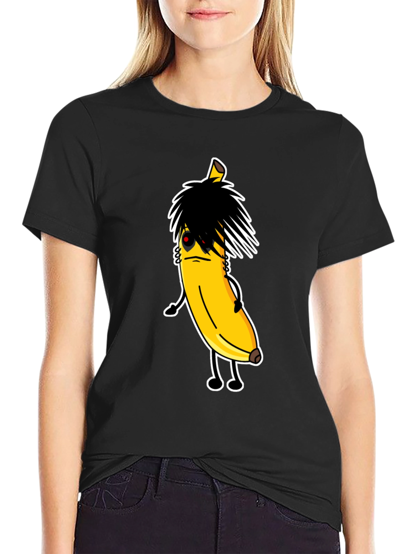 Emo Banana T-Shirt - Unique Graphic Tee