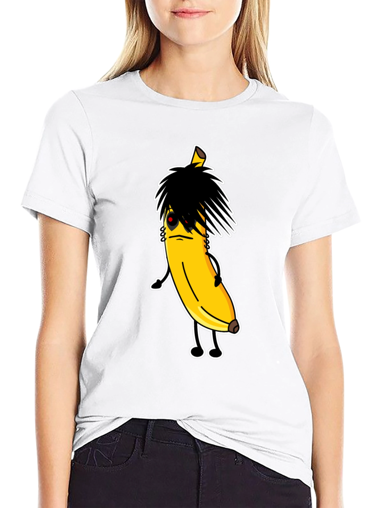 Emo Banana T-Shirt - Unique Graphic Tee