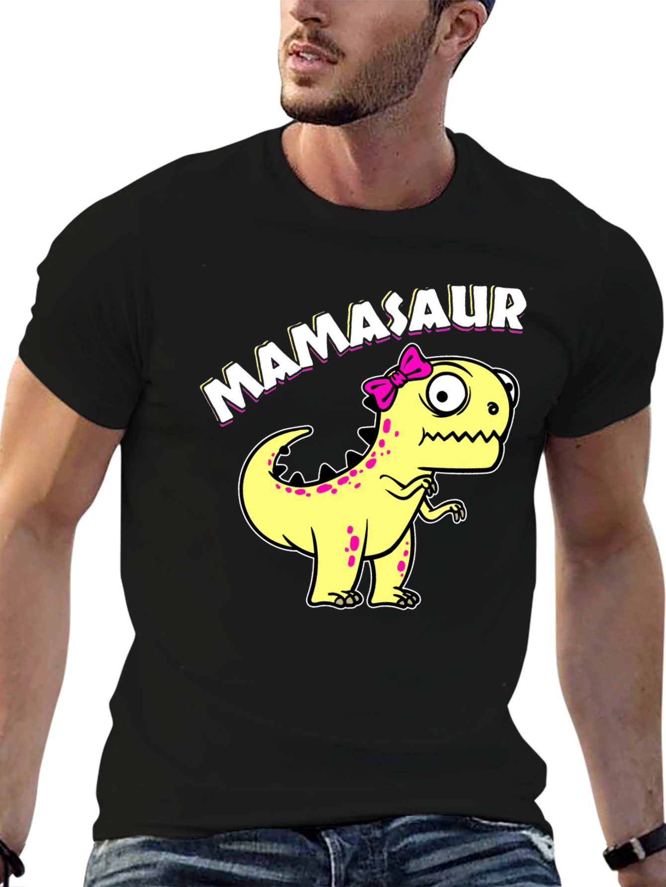 Mamasaur T-Shirt - Cute Dinosaur Graphic Tee