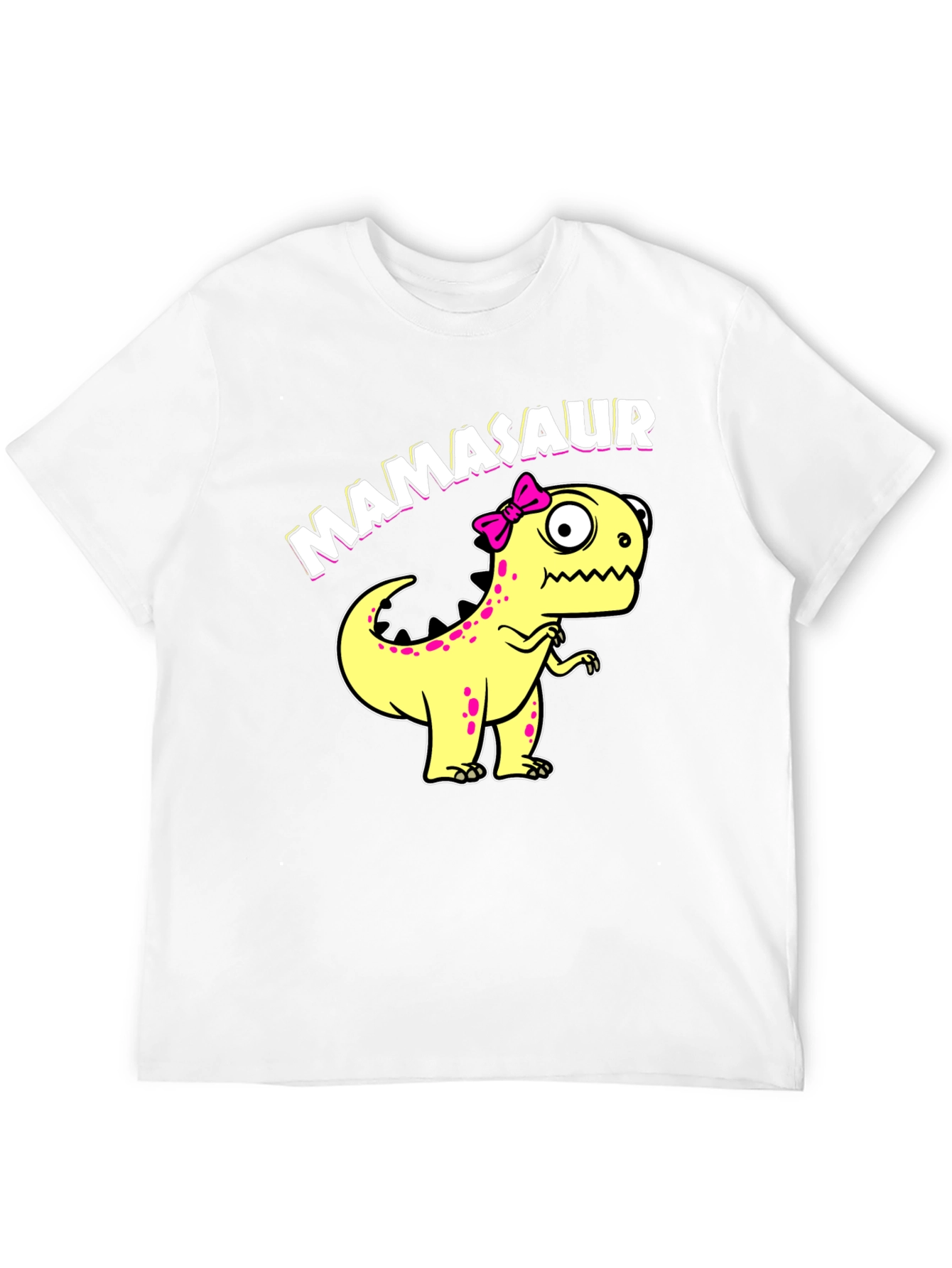 Mamasaur T-Shirt - Cute Dinosaur Graphic Tee