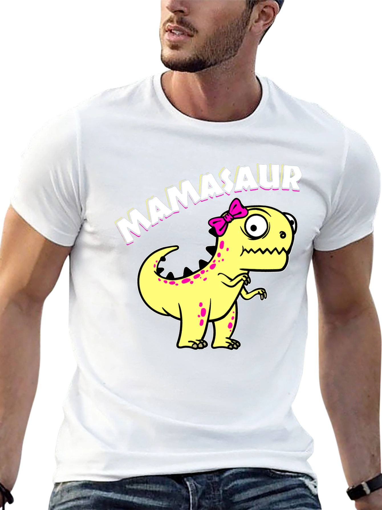 Mamasaur T-Shirt - Cute Dinosaur Graphic Tee