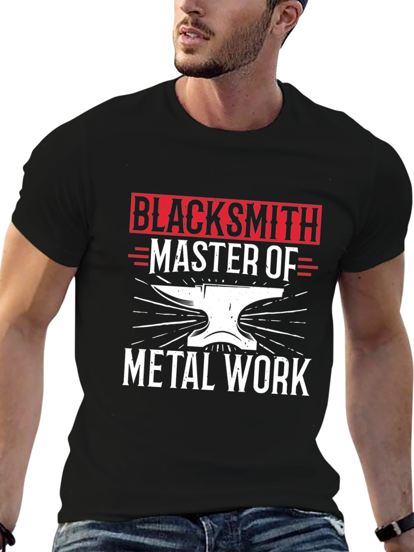 Blacksmith Master of Metal Work Graphic T-Shirt