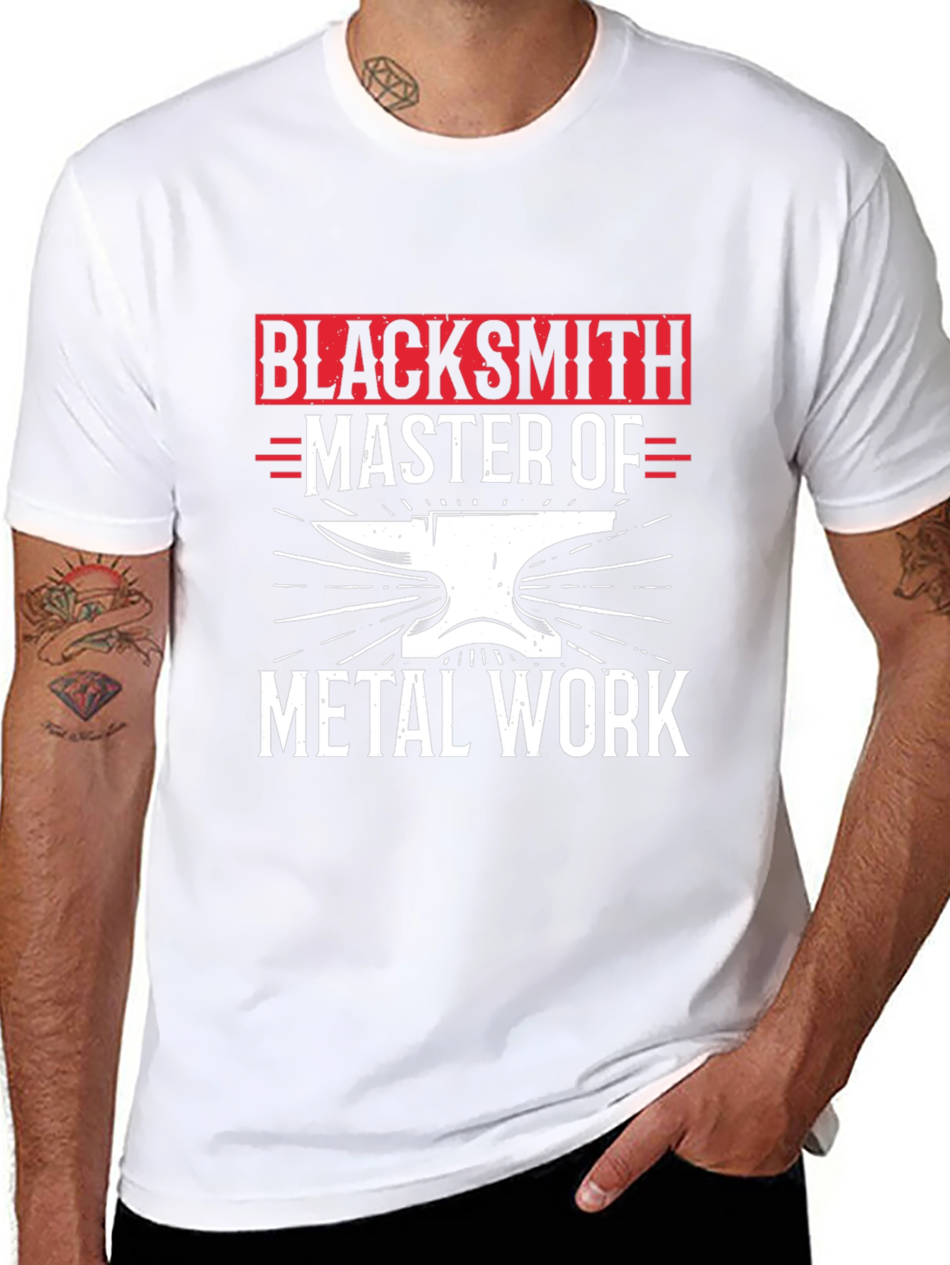 Blacksmith Master of Metal Work Graphic T-Shirt