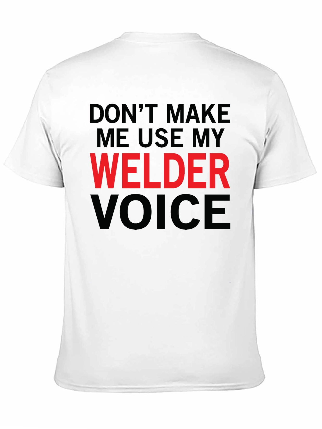 Welder Voice Graphic Tee - Black