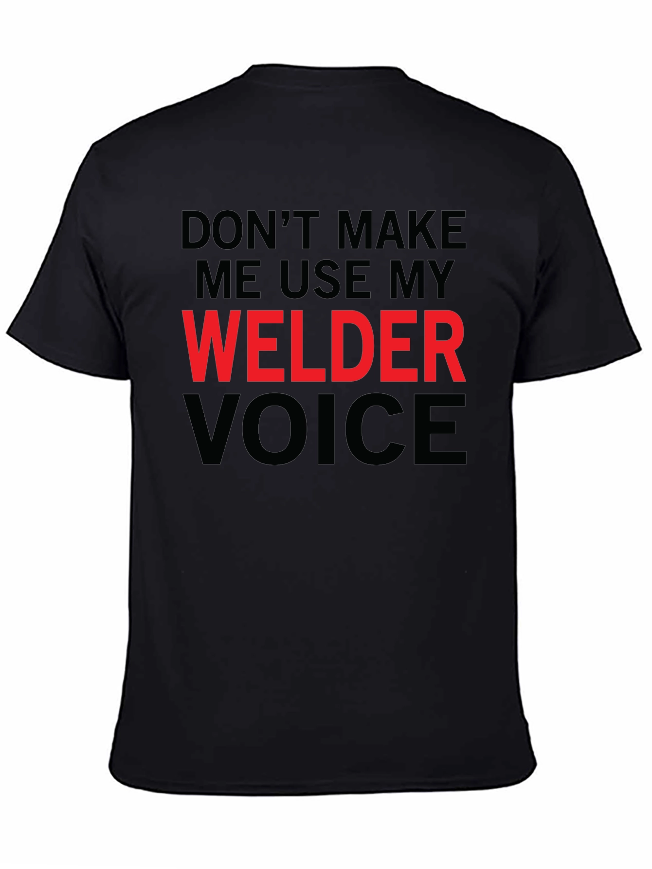 Welder Voice Graphic Tee - Black