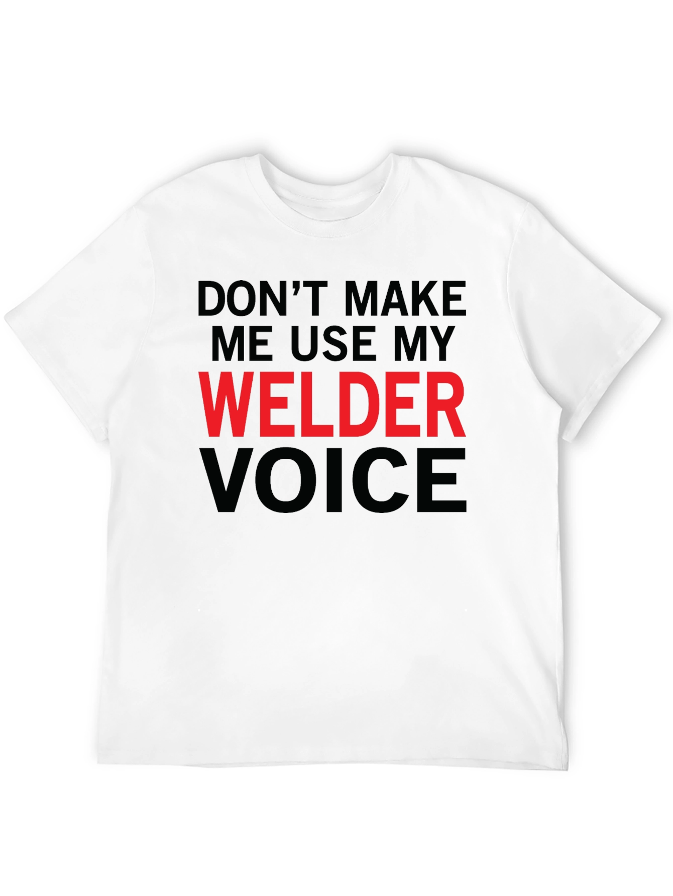 Welder Voice Graphic Tee - Black