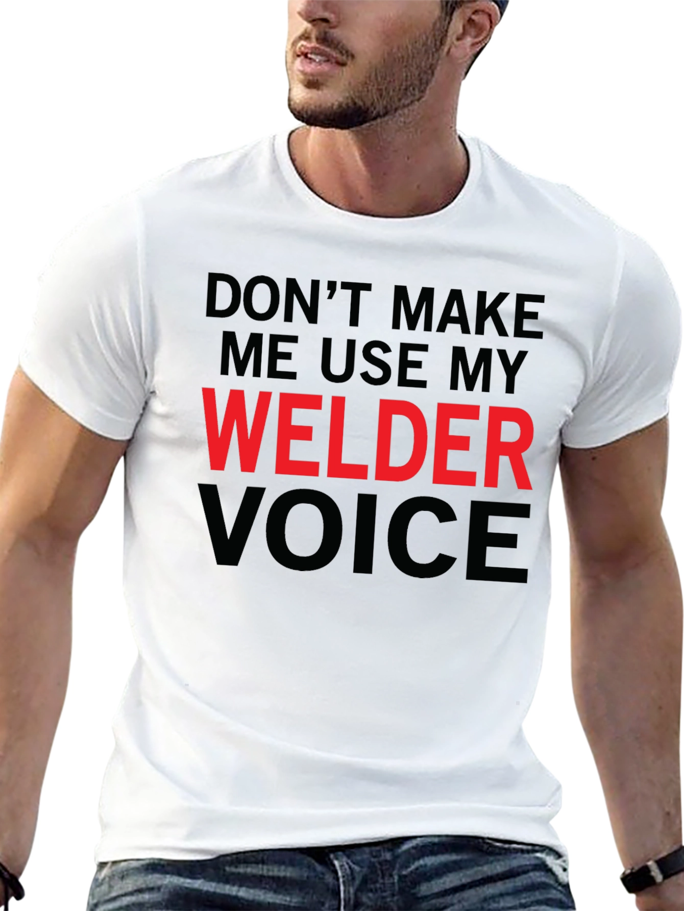 Welder Voice Graphic Tee - Black
