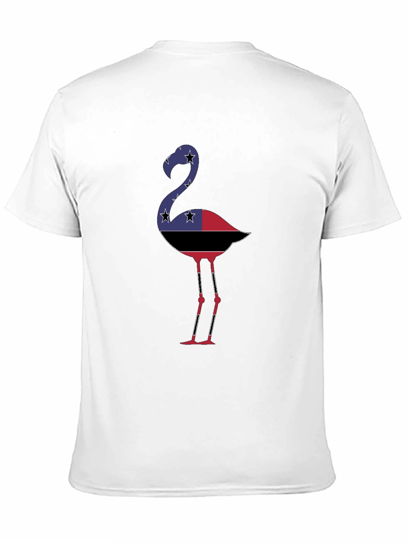 Flamingo Graphic Tee - Stylish Black Cotton Shirt