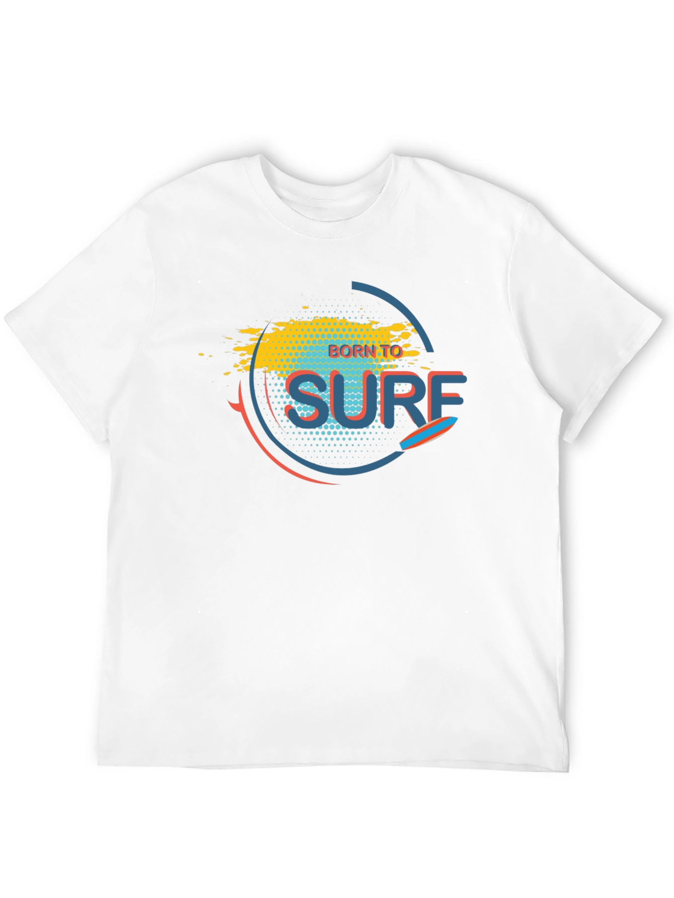 Born to Surf Graphic Tee - Black