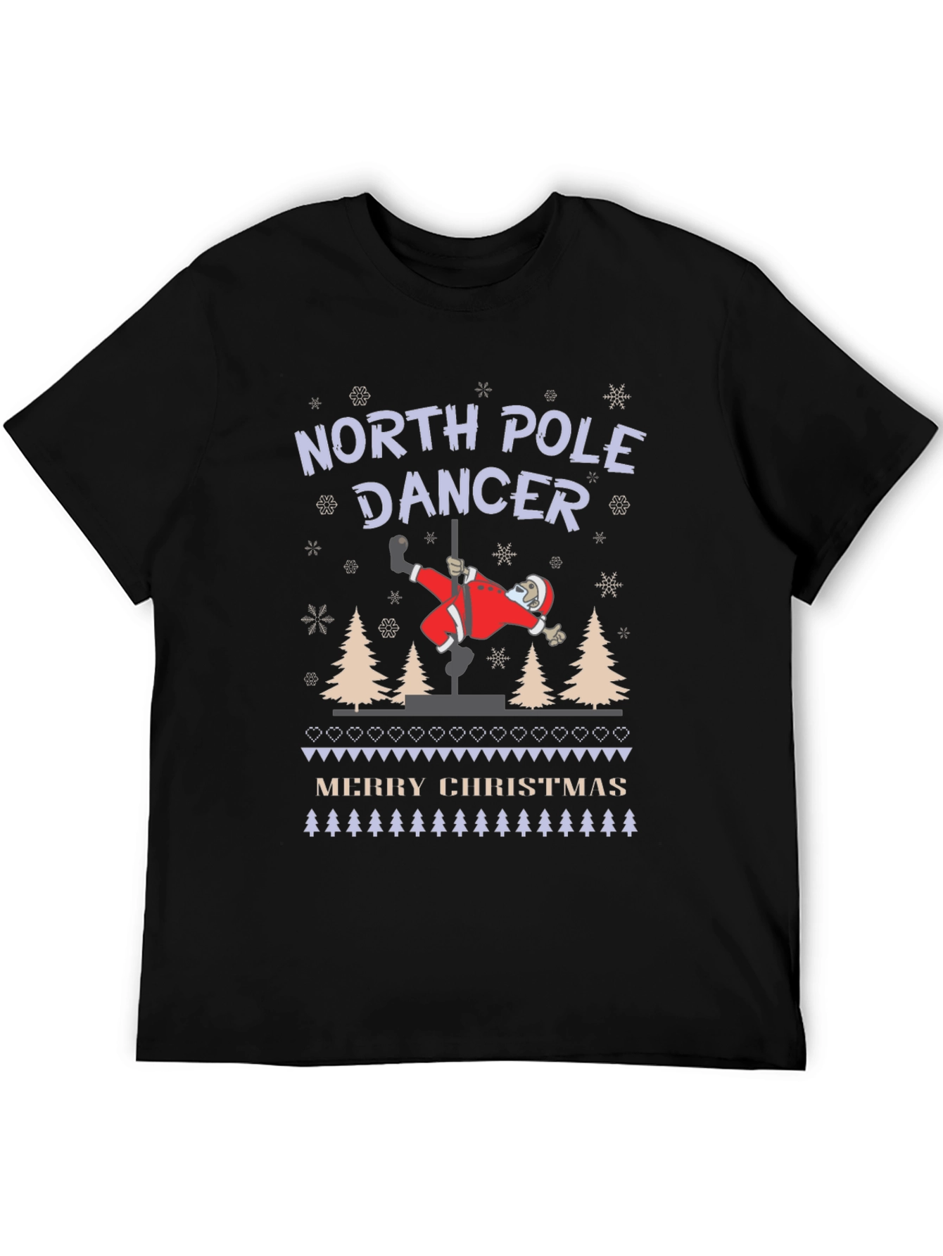North Pole Dancer Christmas T-Shirt