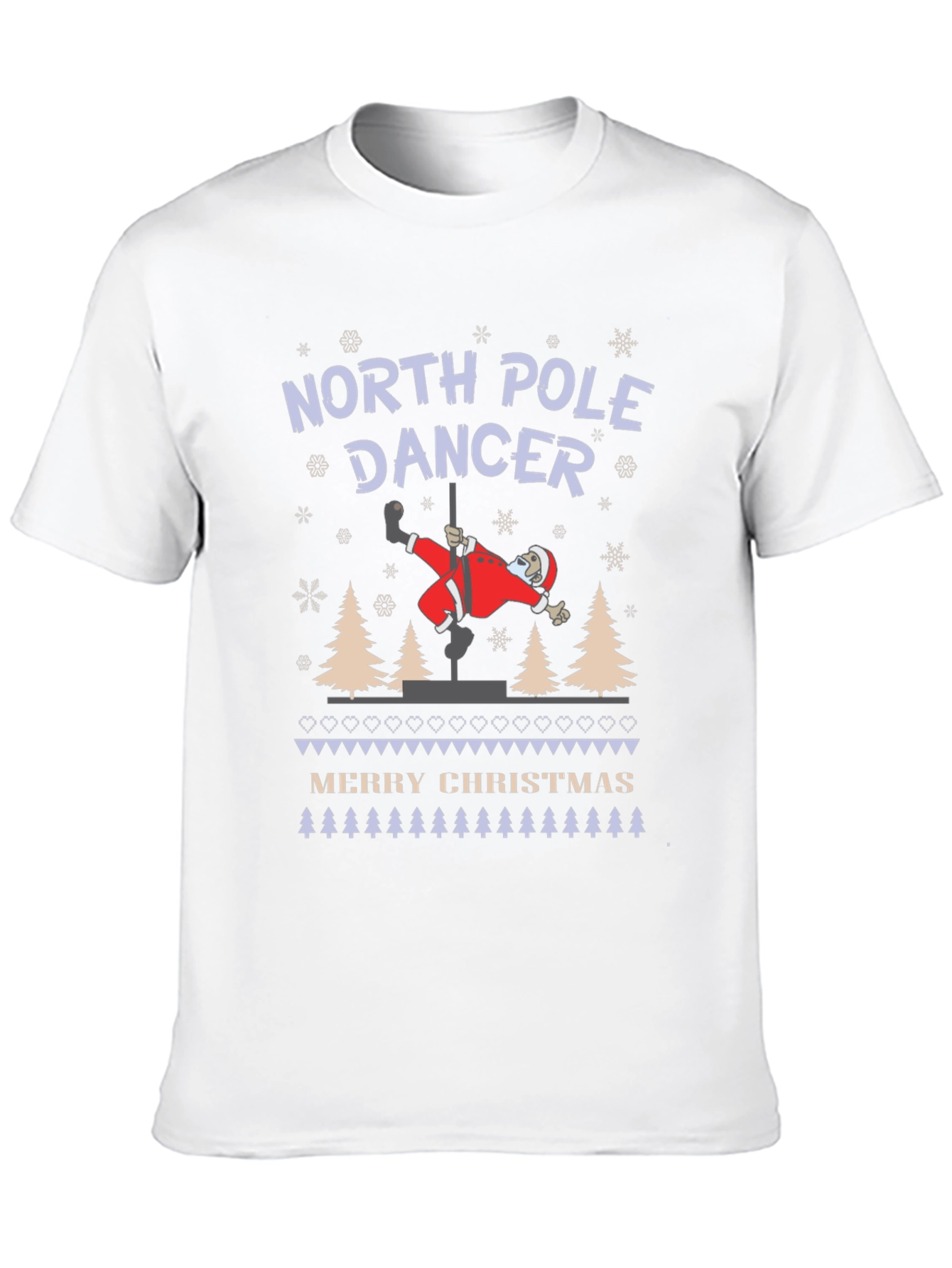 North Pole Dancer Christmas T-Shirt