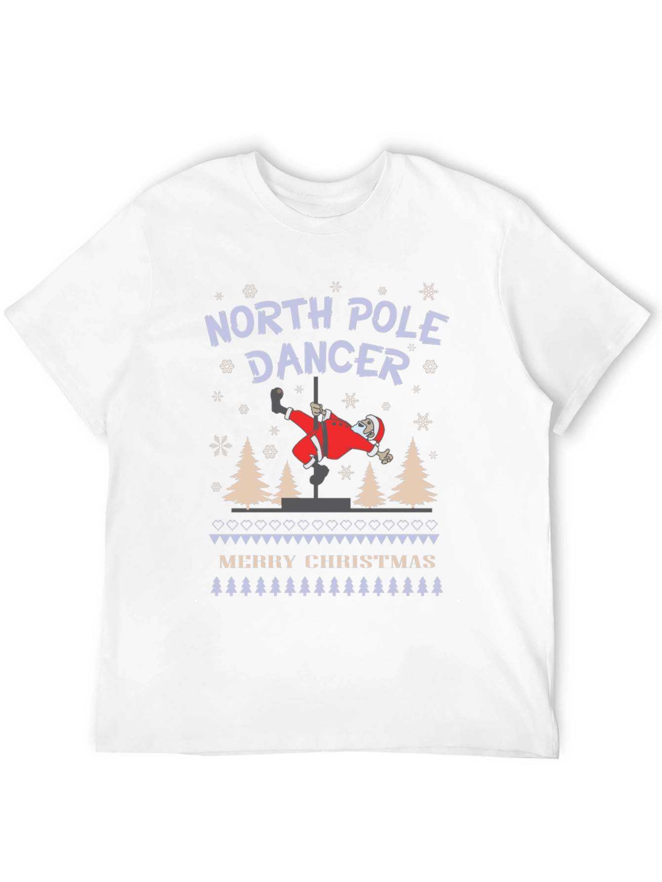 North Pole Dancer Christmas T-Shirt