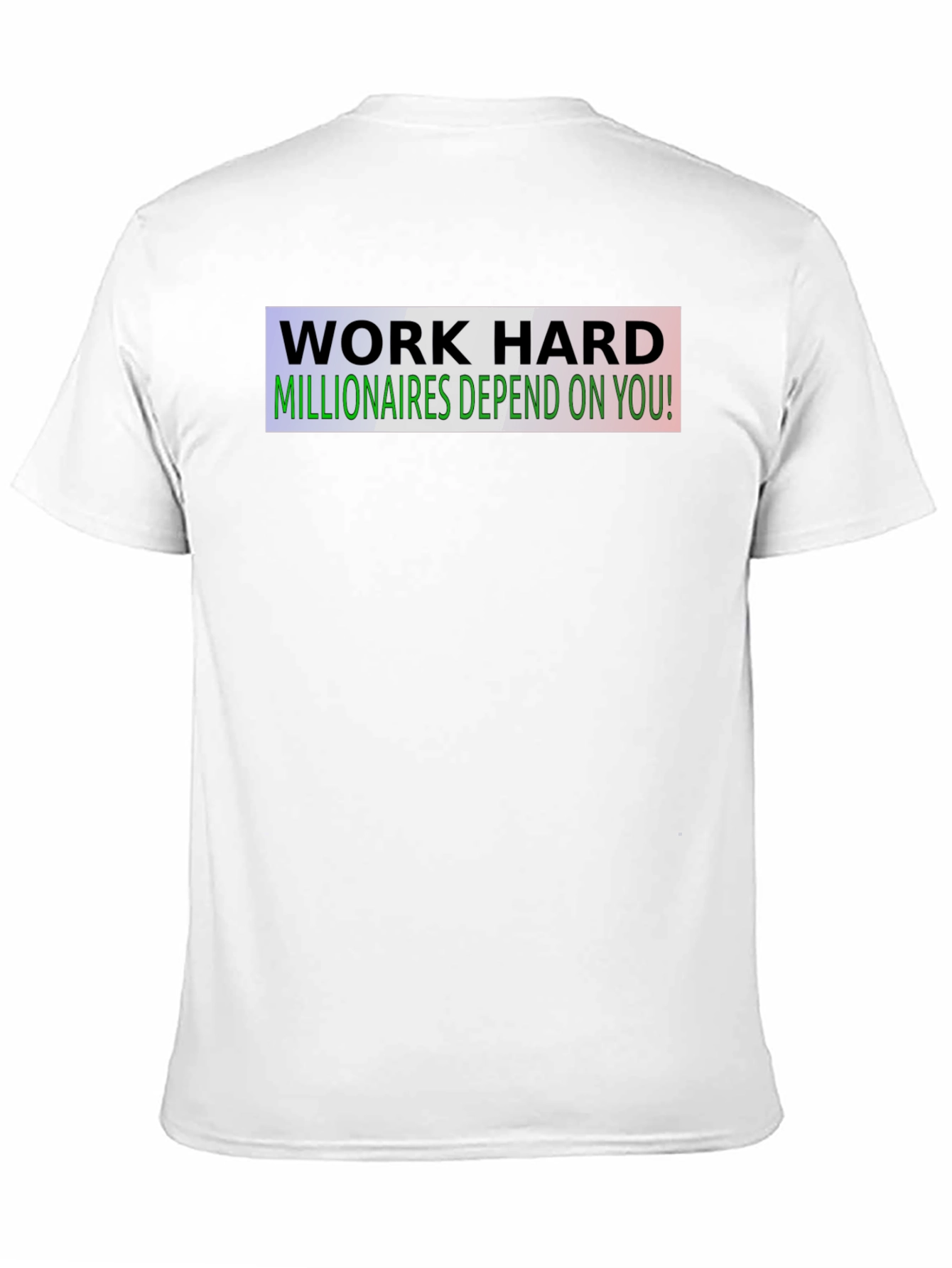 Work Hard Motivational Black T-Shirt