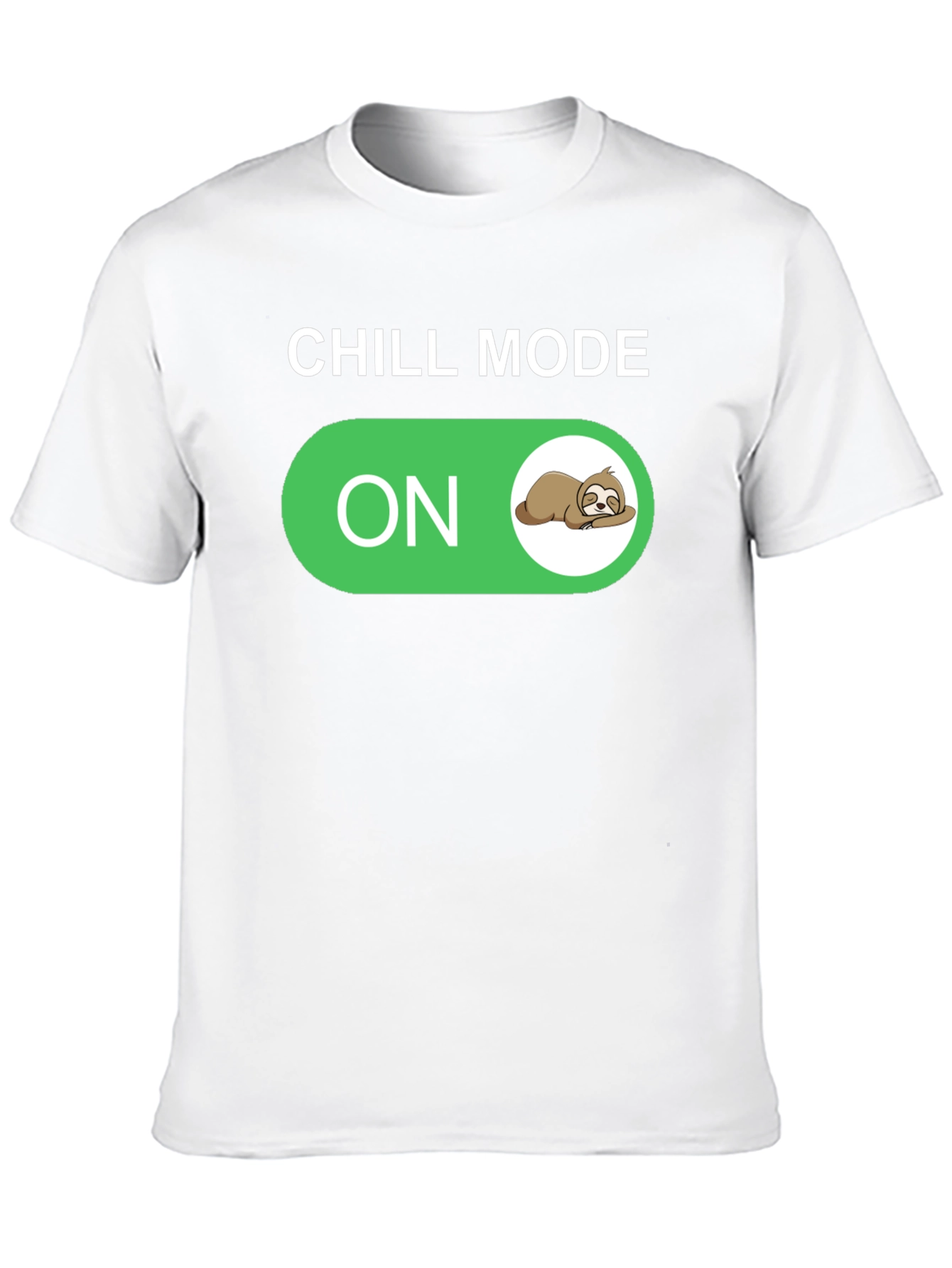 Chill Mode On Sloth Graphic T-Shirt