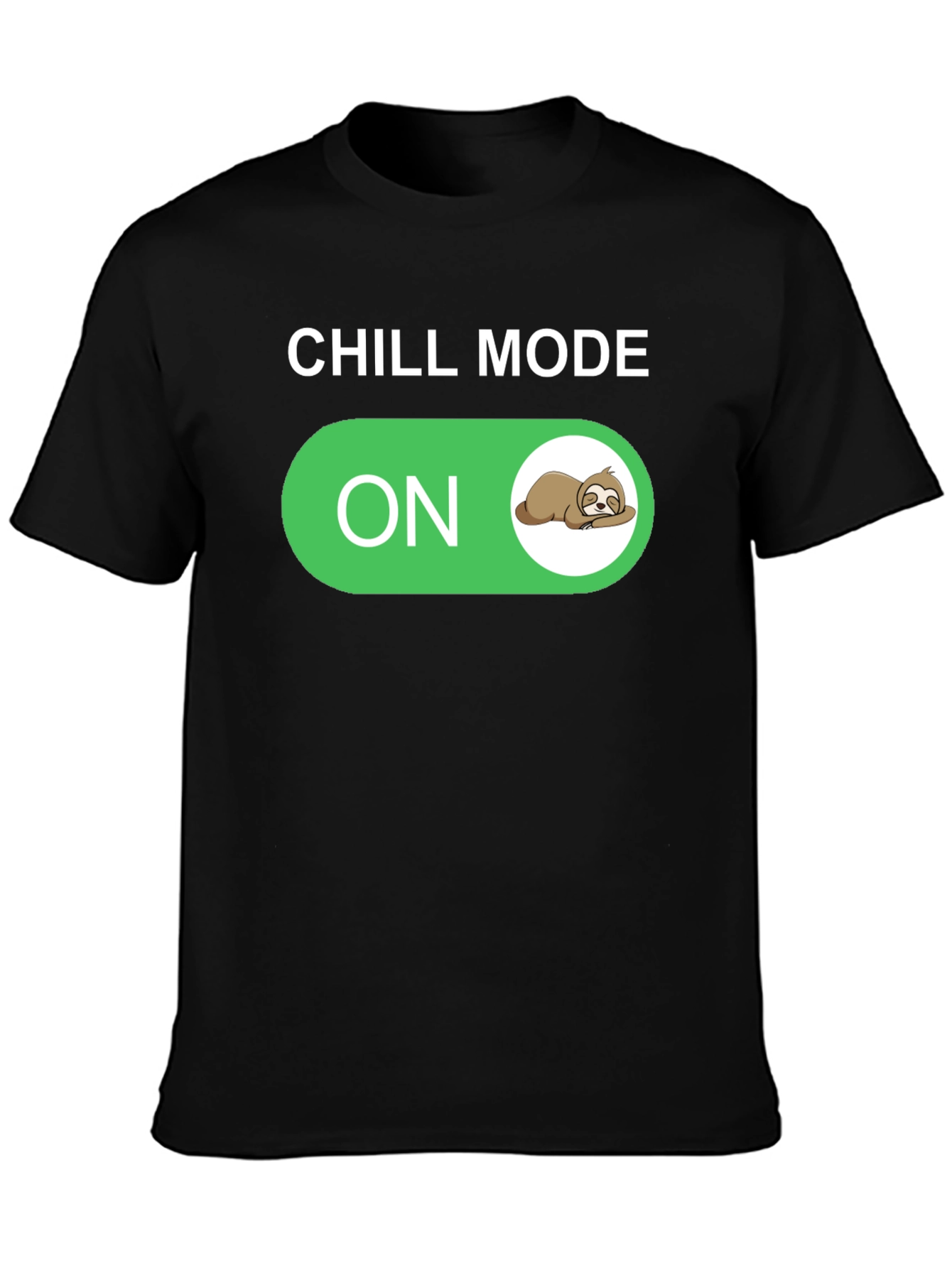 Chill Mode On Sloth Graphic T-Shirt