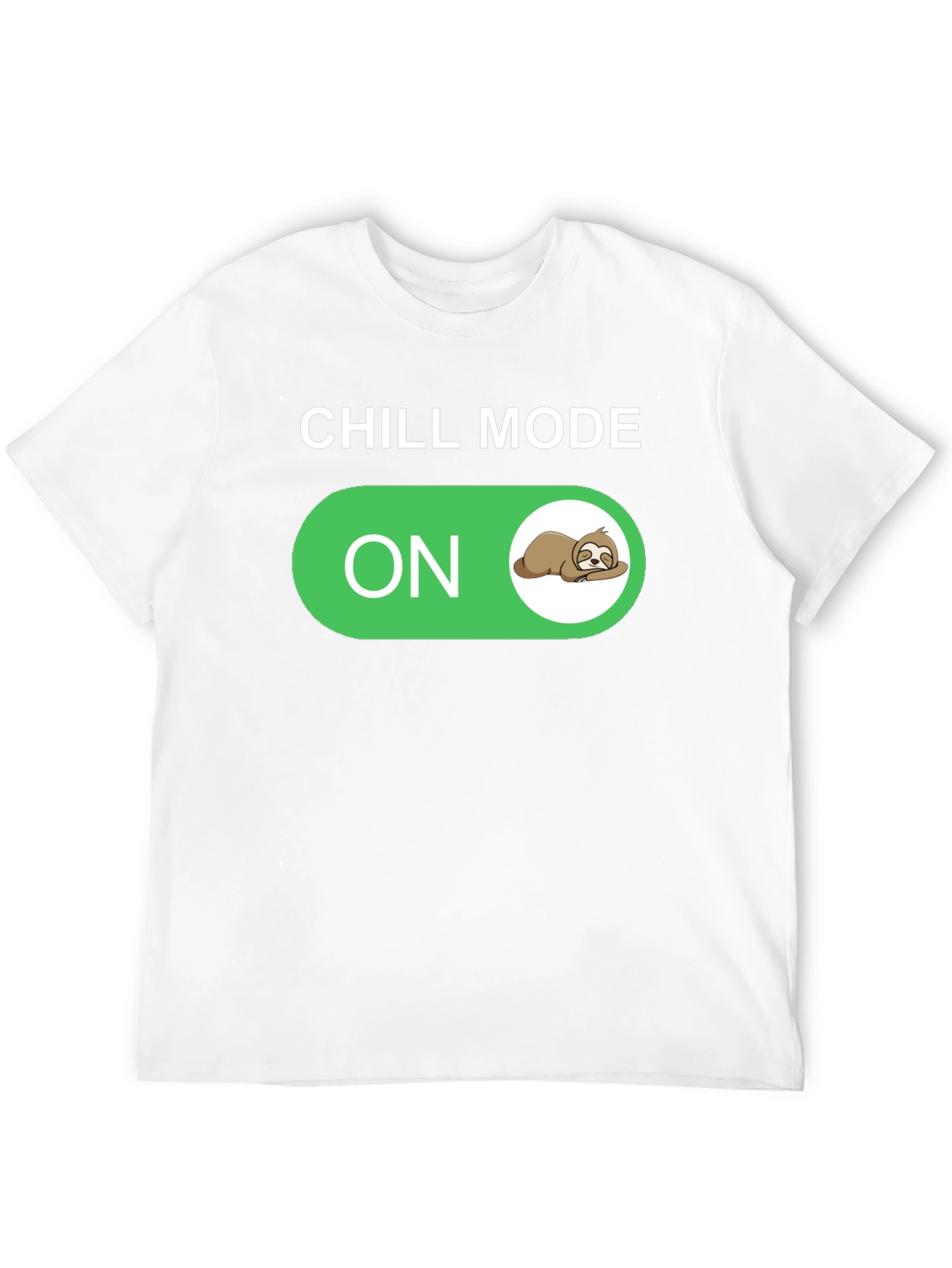 Chill Mode On Sloth Graphic T-Shirt