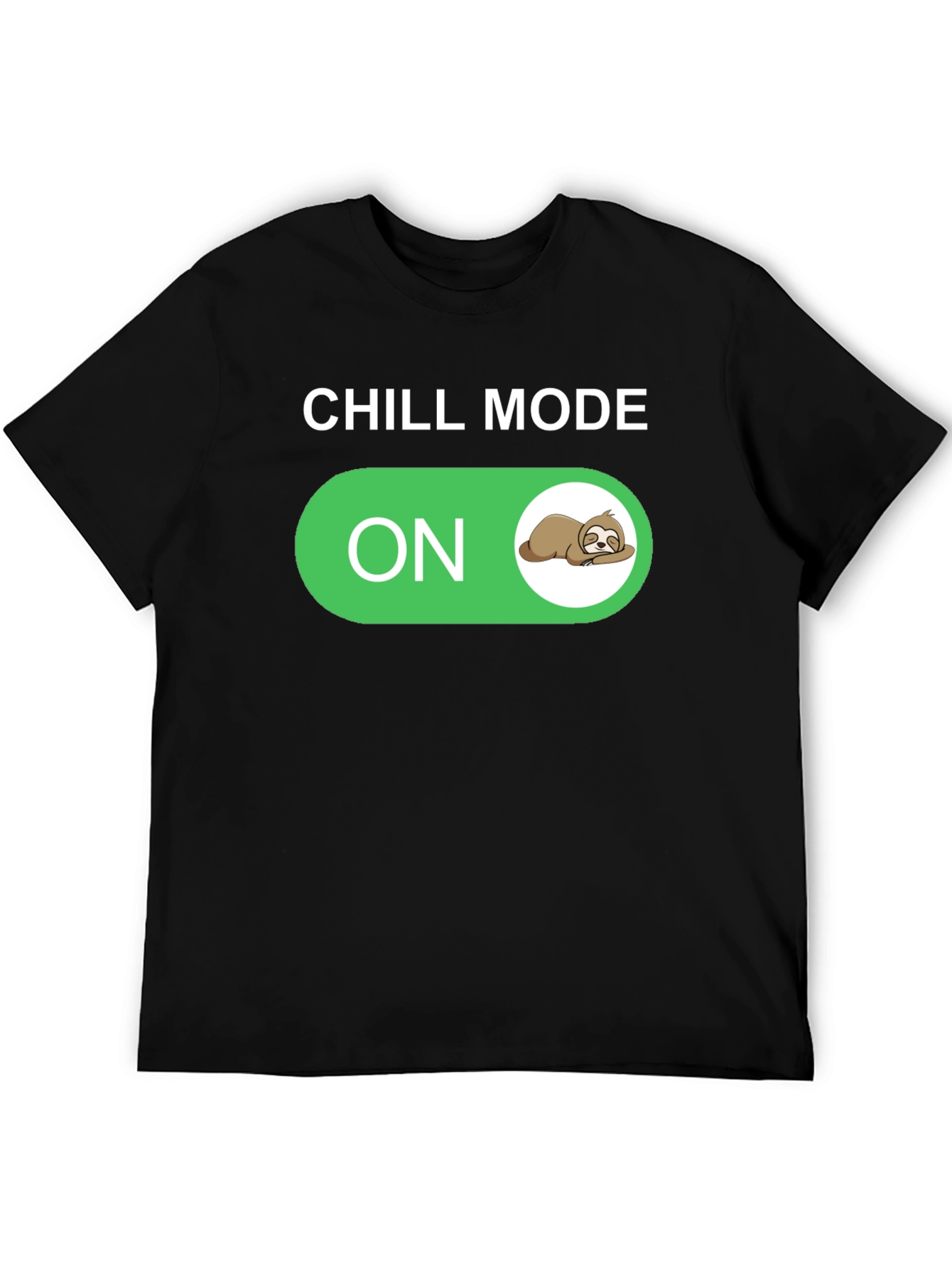 Chill Mode On Sloth Graphic T-Shirt