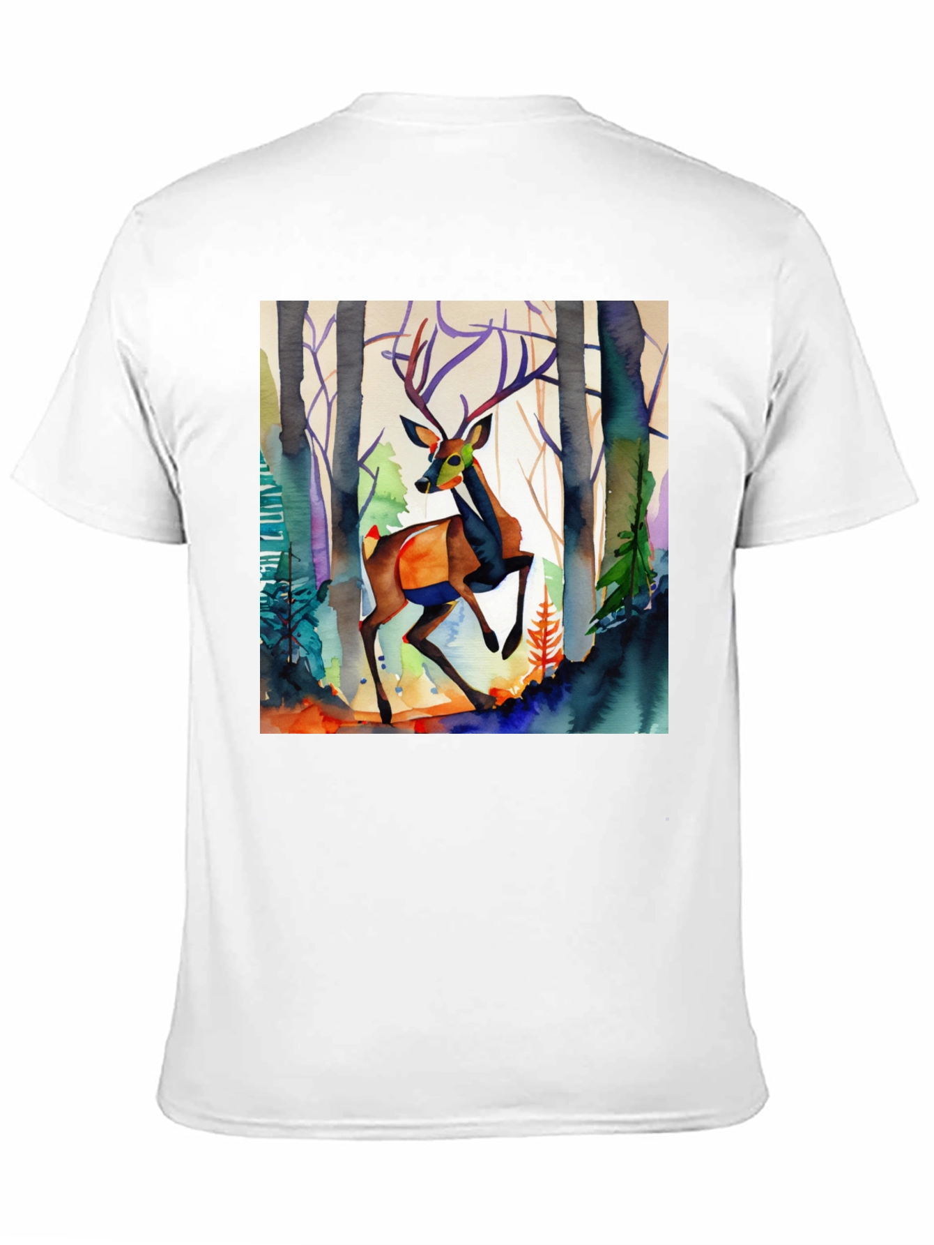 Watercolor Deer Graphic Tee
