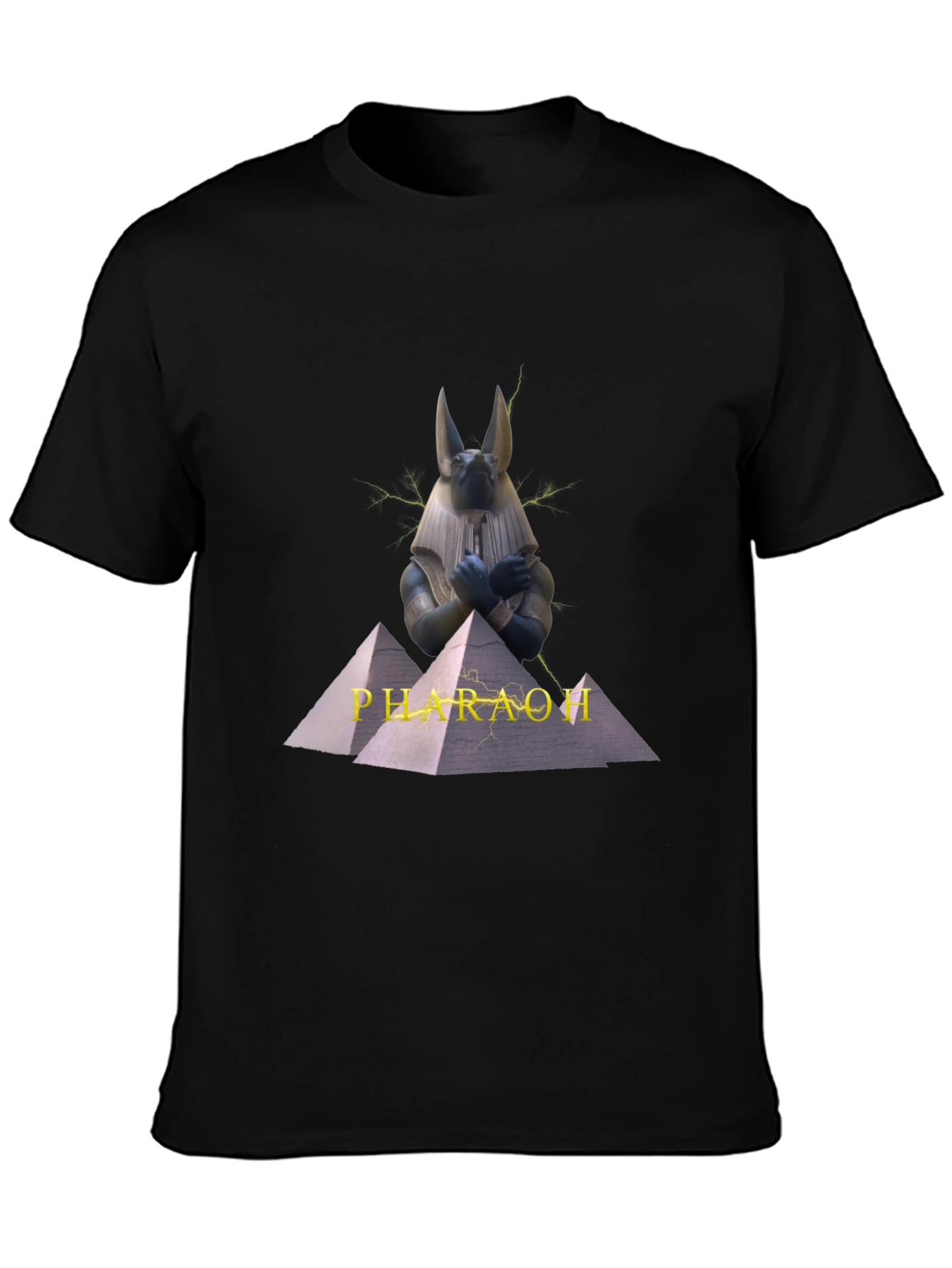 Anubis Pharaoh Black T-Shirt