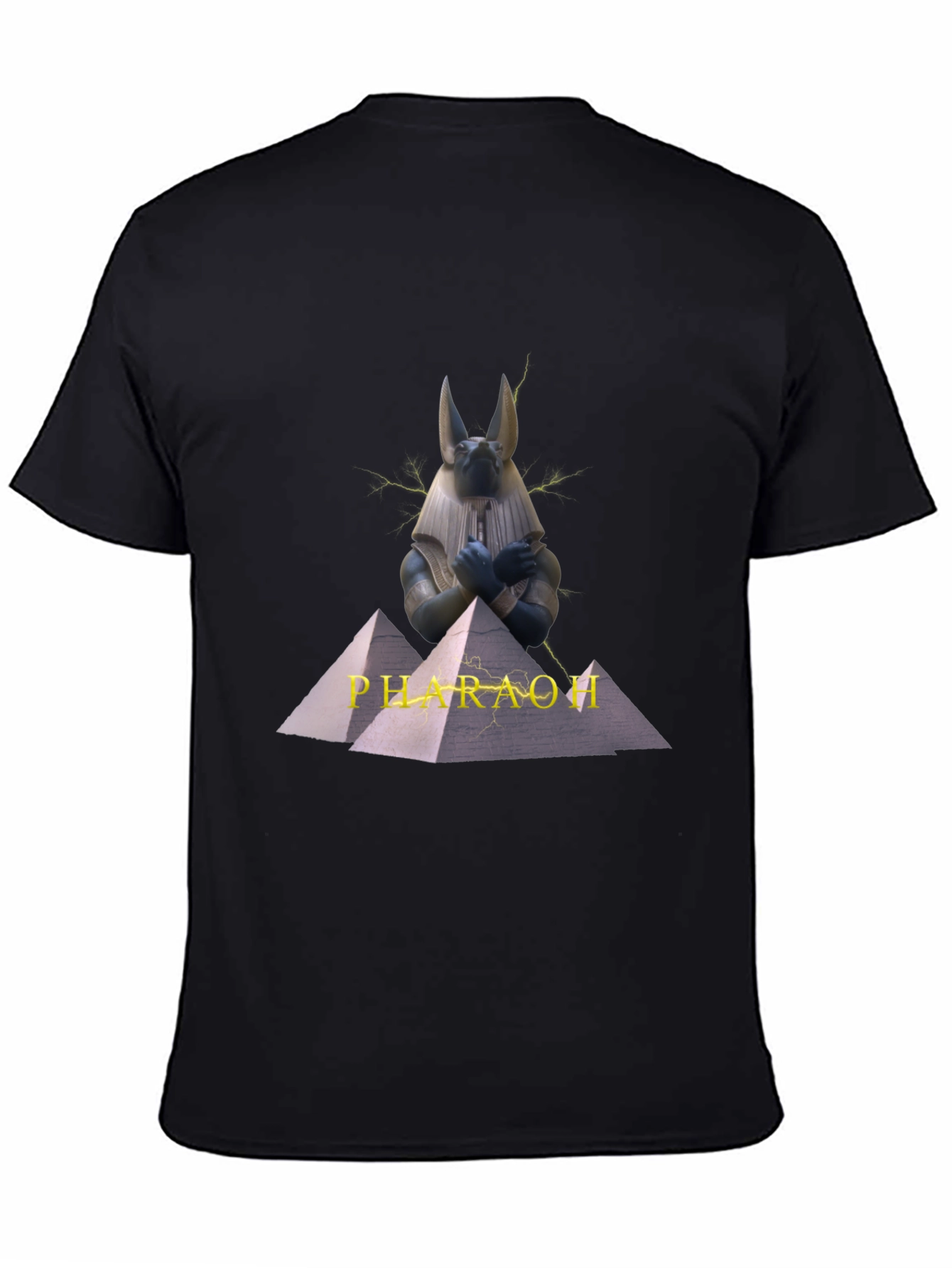 Anubis Pharaoh Black T-Shirt