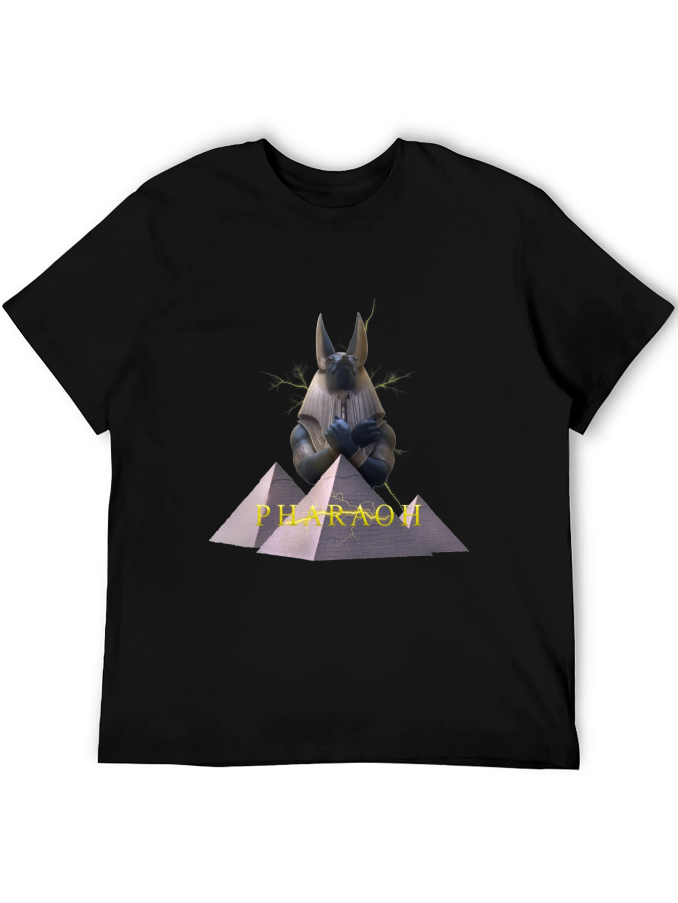 Anubis Pharaoh Black T-Shirt