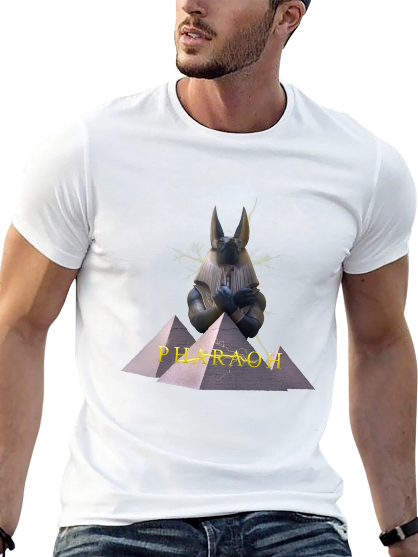 Anubis Pharaoh Black T-Shirt